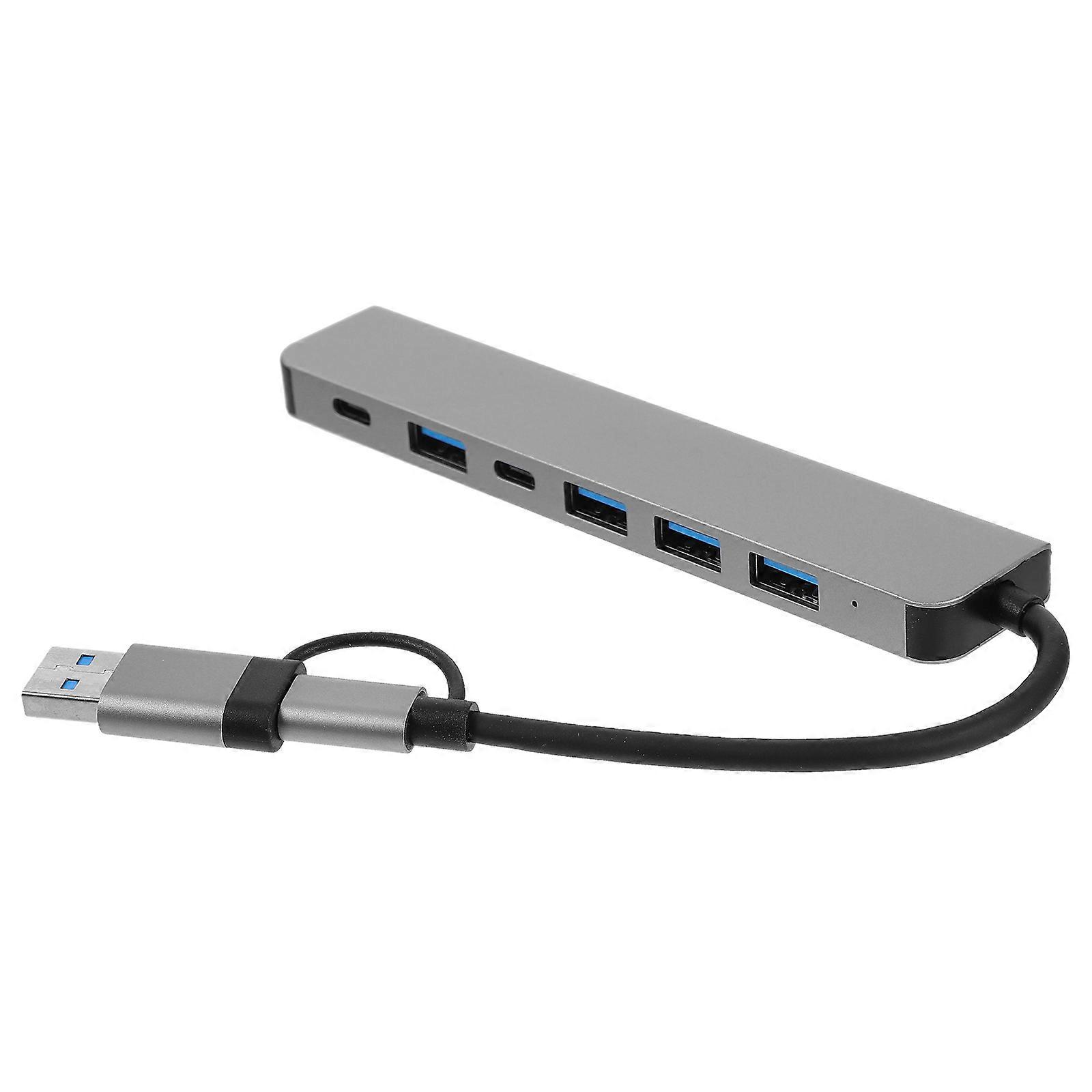 USB Hub Adapter Splitter for Laptops Type C Docking Station Faster Data Transfer Multitasking Efficient Connectivity