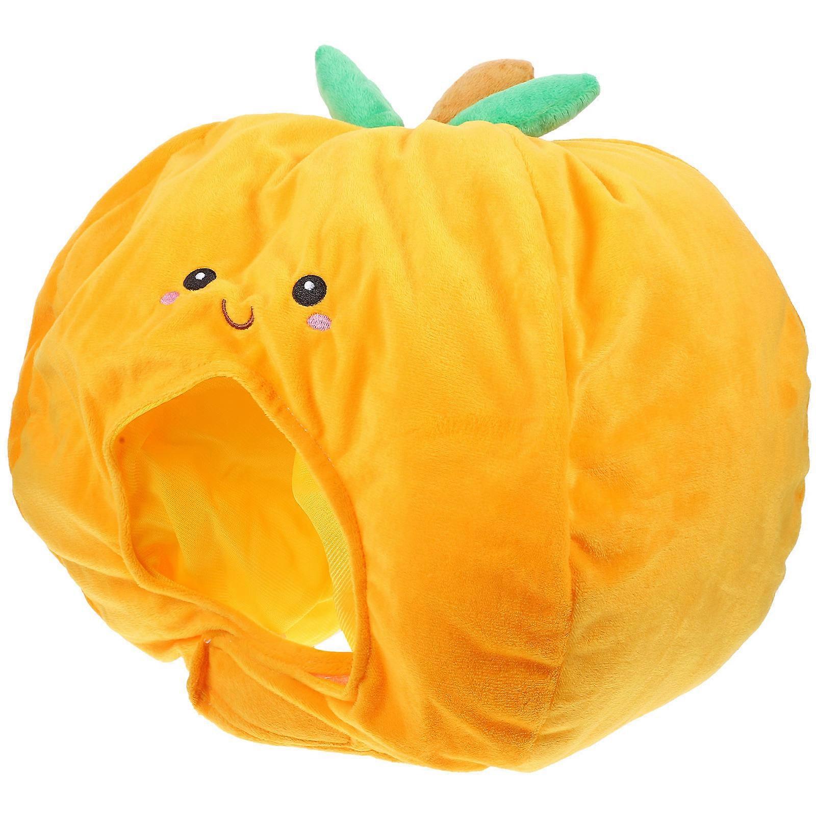 Unique Plush Funny Orange Costume Accessory For Dance Performances 1Set