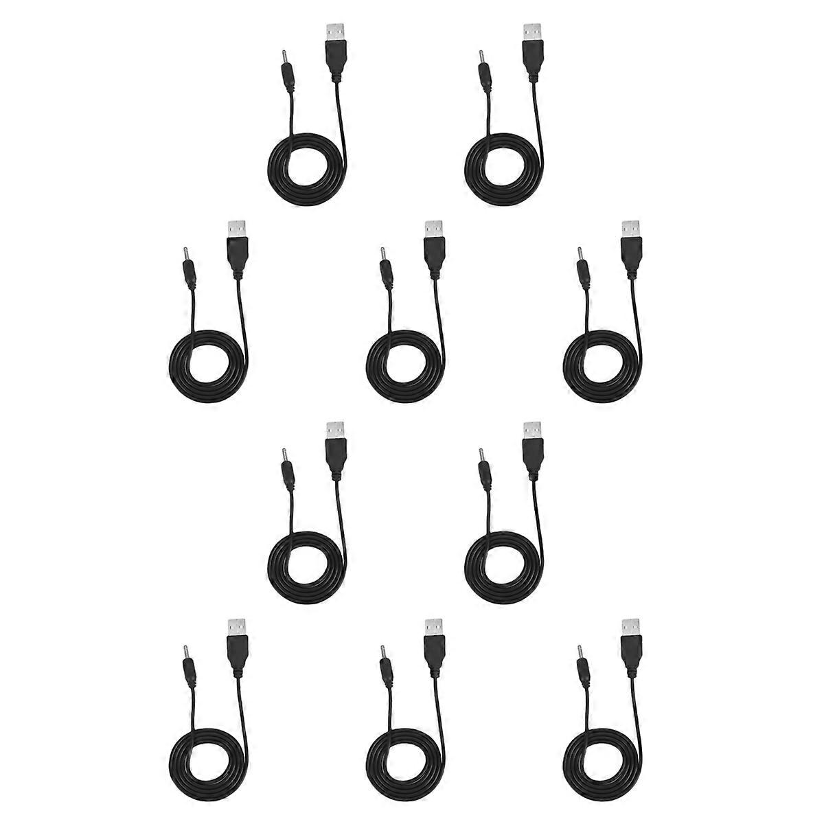 10X USB to 3.5mm Jack 5V DC Power Cable
