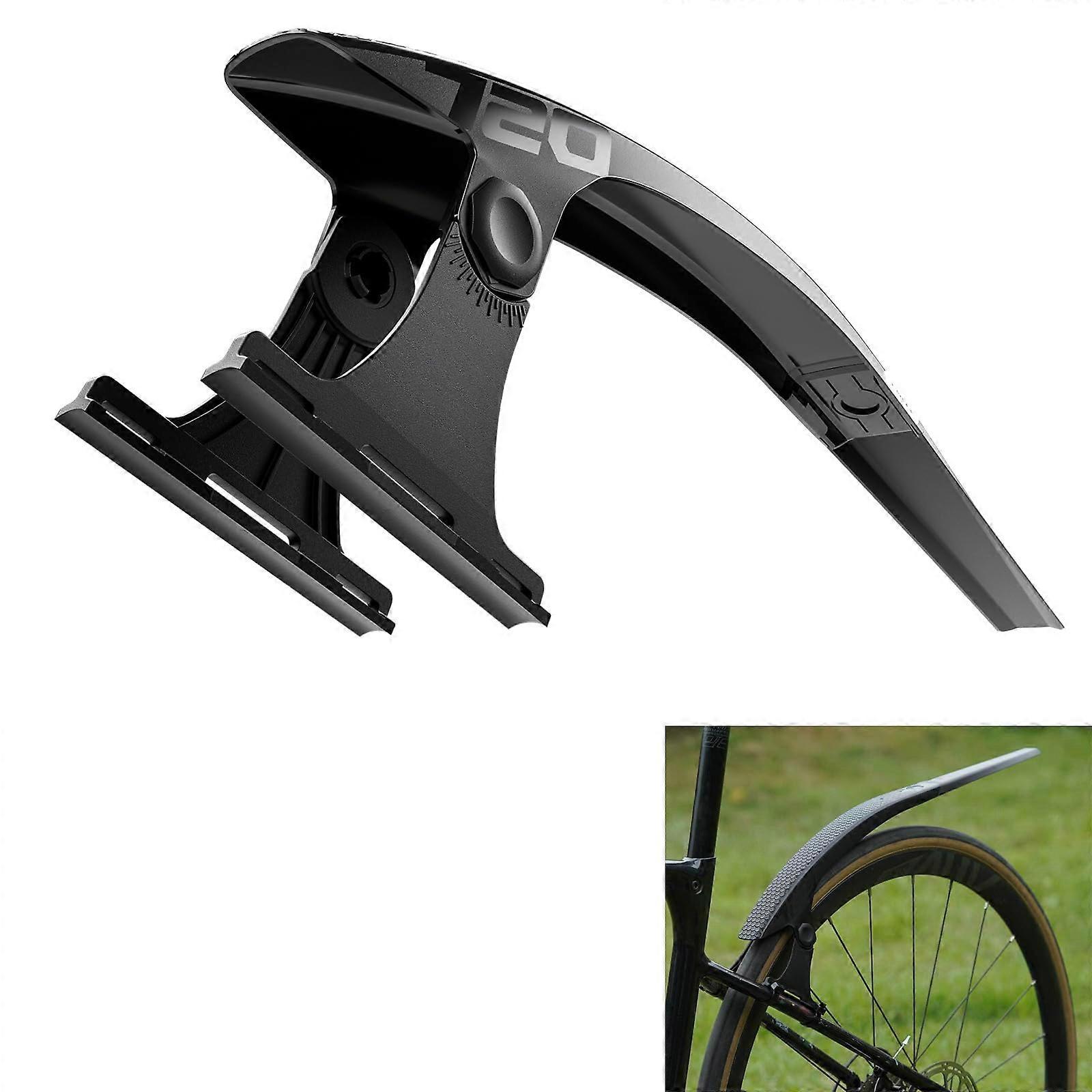 Bike Fenders 700C Adjustable Mudguard for Gravel, Road, and Folding Bikes - Detachable Front and Rear Compatibility