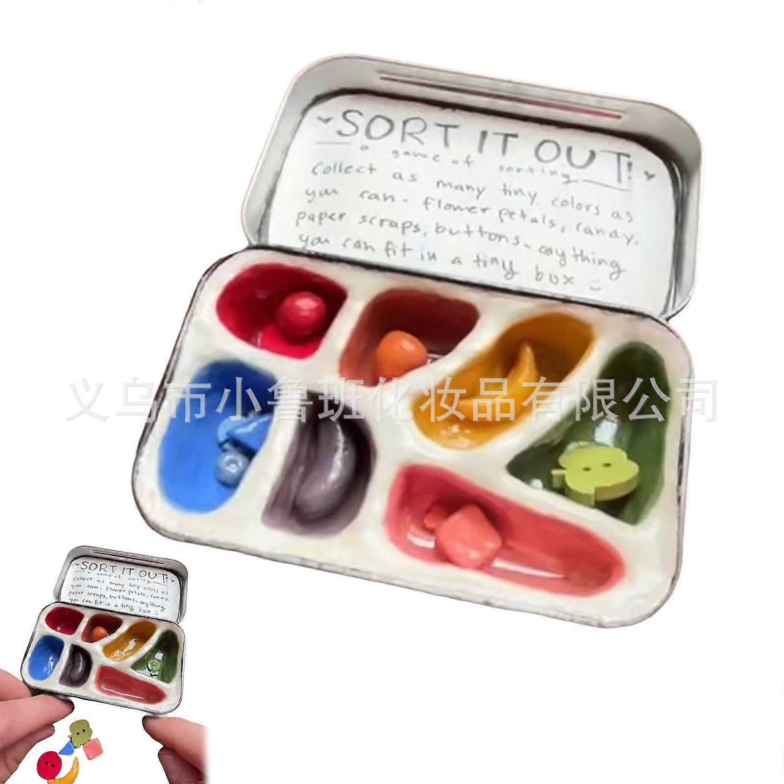Handmade Sorting Jars - Relieve Anxiety, Sensory Sorting Box, Lightweight Compact Sensory Sorting Jar, Portable Calm Down Jar, Struggle to Focus Adult
