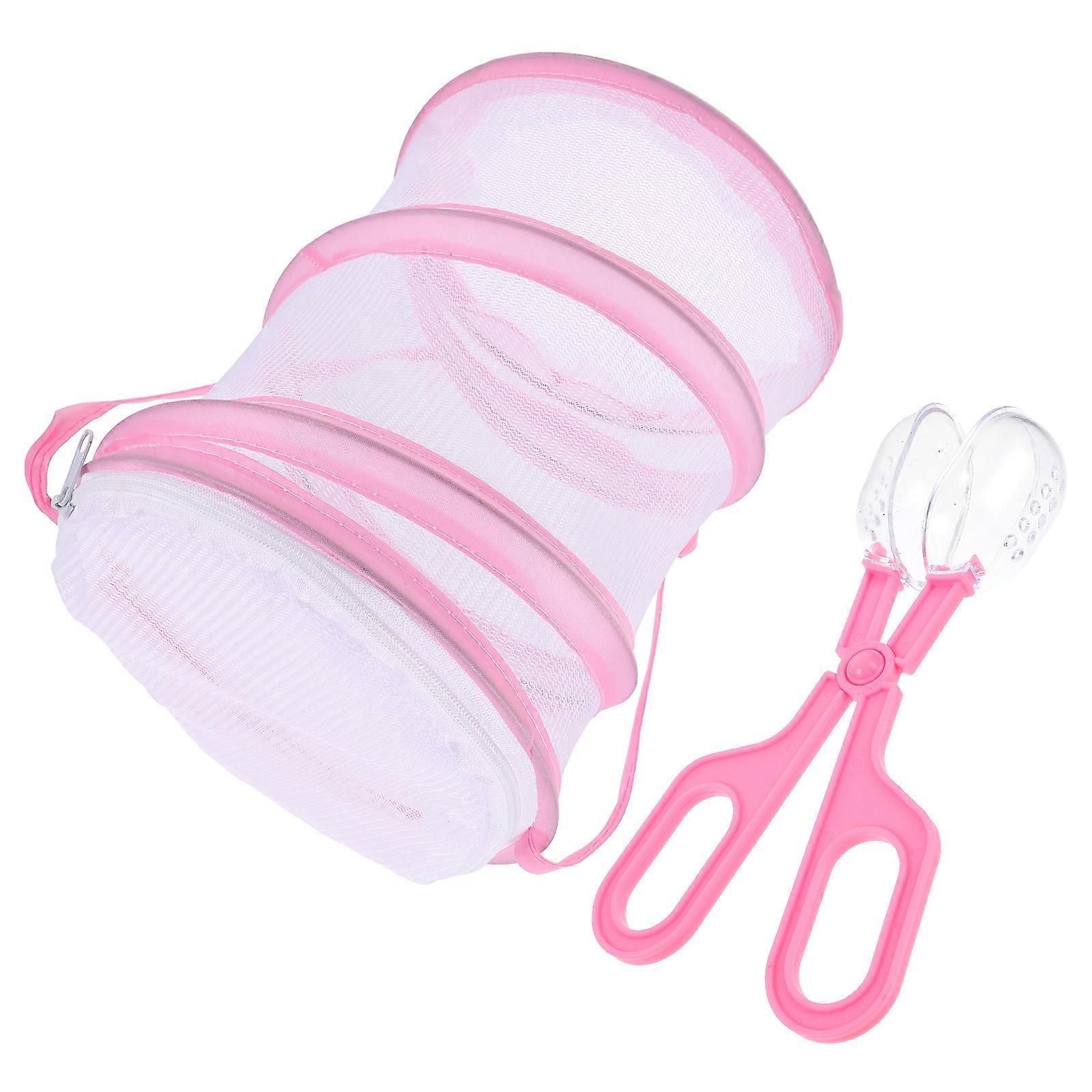 Portable Insect Cage Mesh Butterfly Habitat for Outdoor Exploration Lightweight Bug Net for Nature Observation and Insect Study