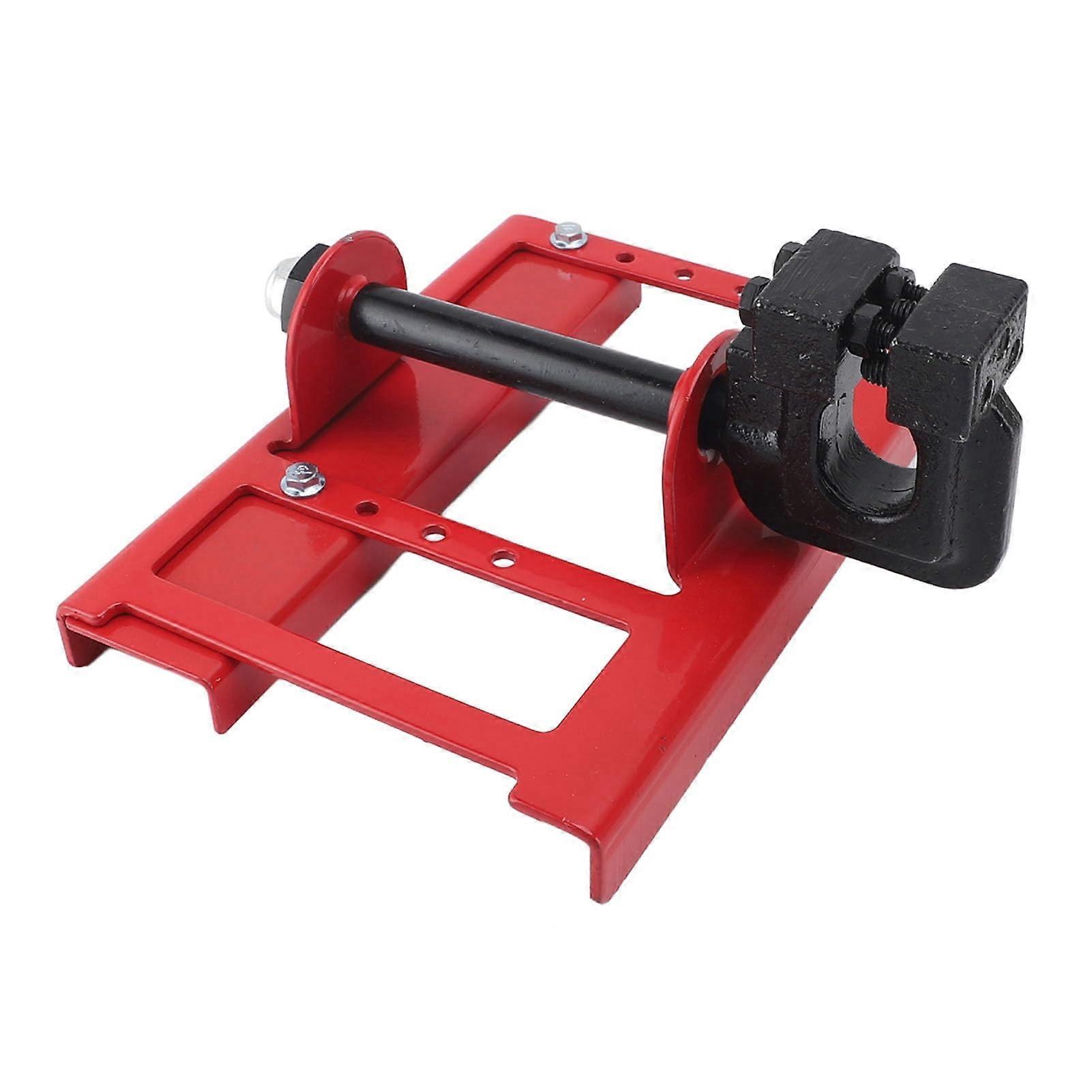 Vertical Chainsaw Mill, Efficient Iron, Precise Compact Stable Vertical Cutting Guide for Woodworking (Red)