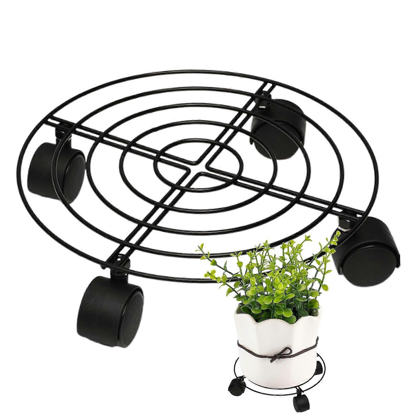 Rolling Plant Stand – 360° Waterproof Multi-Functional Plant Roller for Indoor and Outdoor Use, Adjustable Flower Pot Carrier