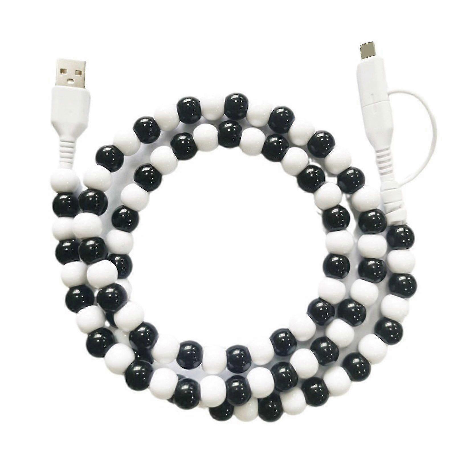2025 60W PD3.0 Charging Cable Compatible Iphone Fast Data Sync Beads Phone Cable 480 Mbps USB 8-pin Charging Cable Wide Compatibility with All Phones