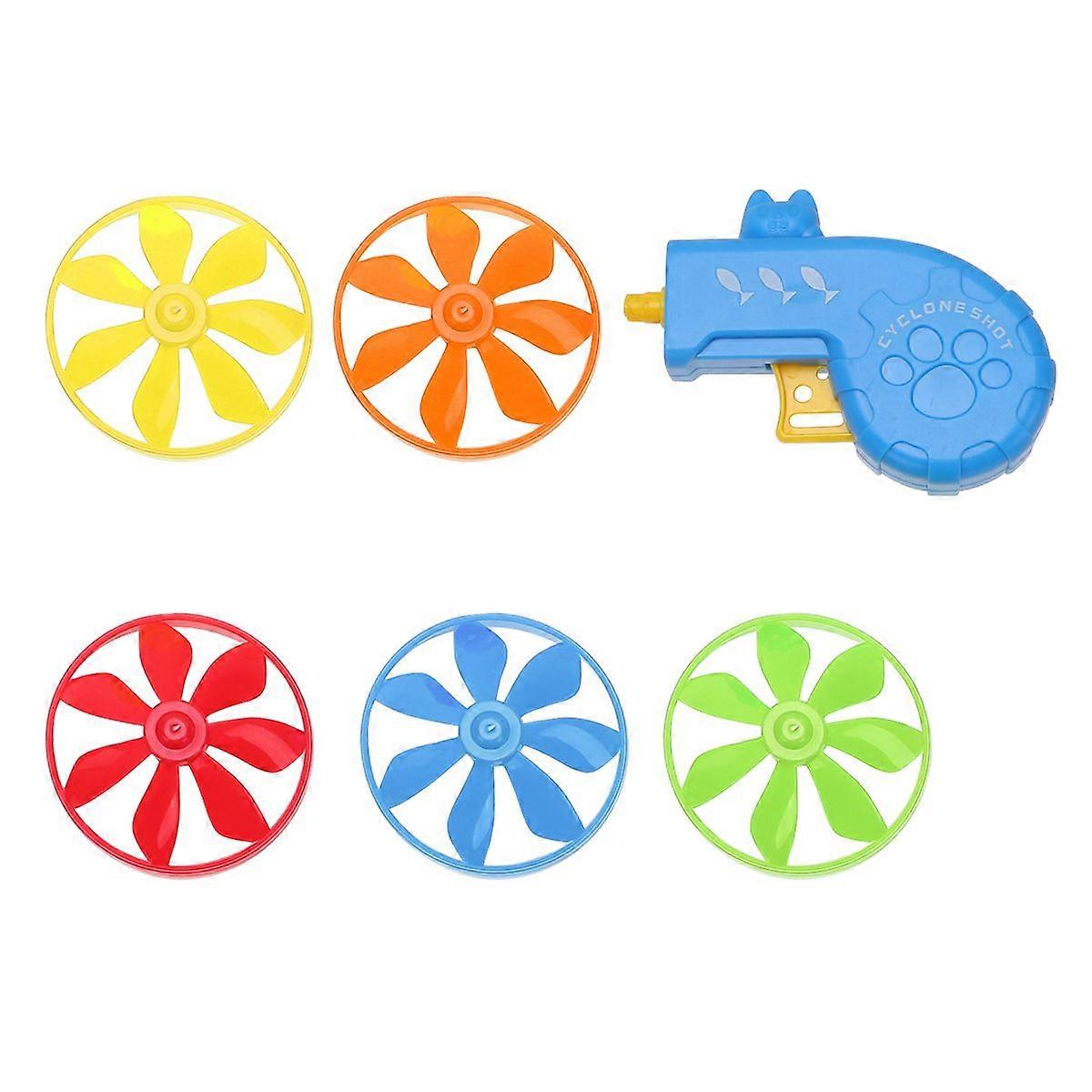 Cat Fetch Flying Disc Saucer Launcher Fetch, Tracking Kitten Chasing Flying Propellers for Training