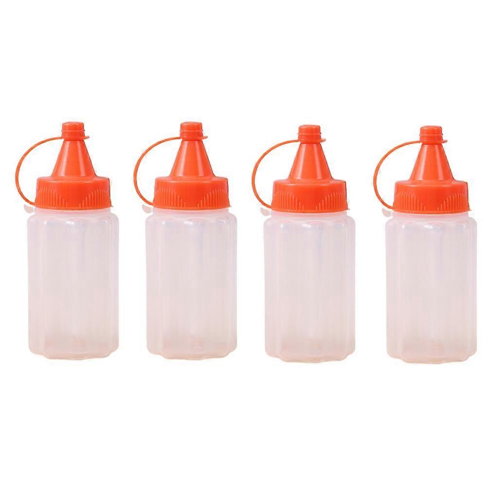Portable condiment bottle for outdoor barbecue camping kitchen use squeeze