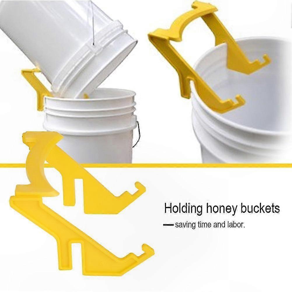 Beekeeping Frame Holder for Honey Buckets - Plastic Rack Grip for Harvesting and Storage Support
