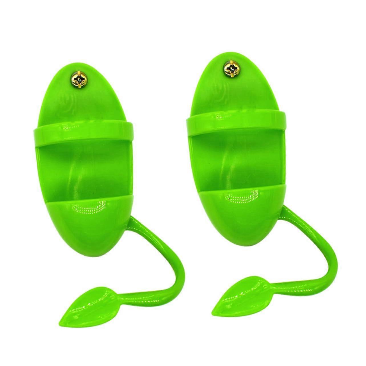 Parrot Stand 2-Pack Durable Bird Feeder Holder For Budgies And Other Birds Easy To Install Cage Accessory