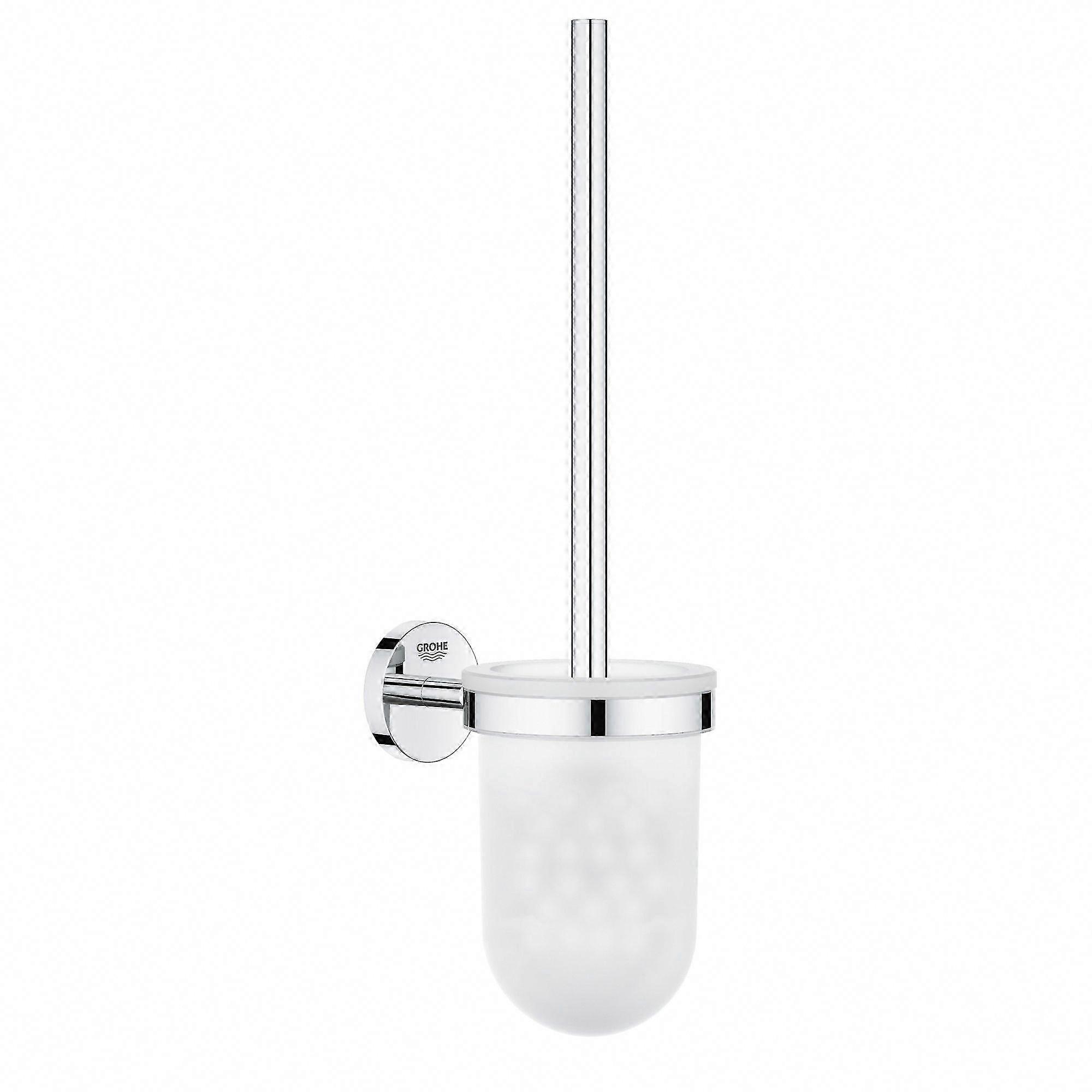 BauCosmopolitan Toilet Brush Set with Starlight Chrome Finish