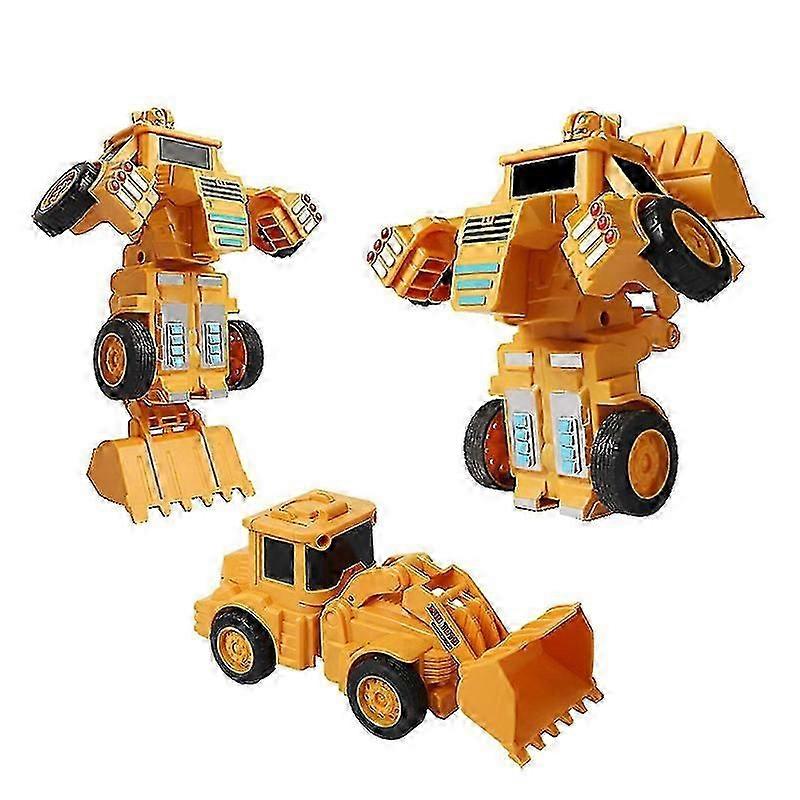 Childrens Collision Deformation Engineering Vehicle  Stunt Rotating Toy