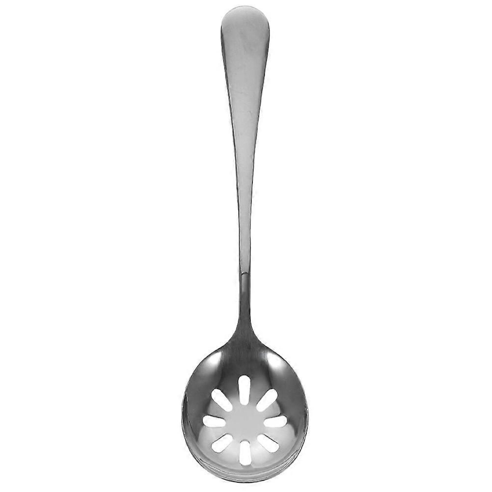 Perforated Spoon Stainless Steel Serving Spoon Kitchen Cooking Serving Utensil