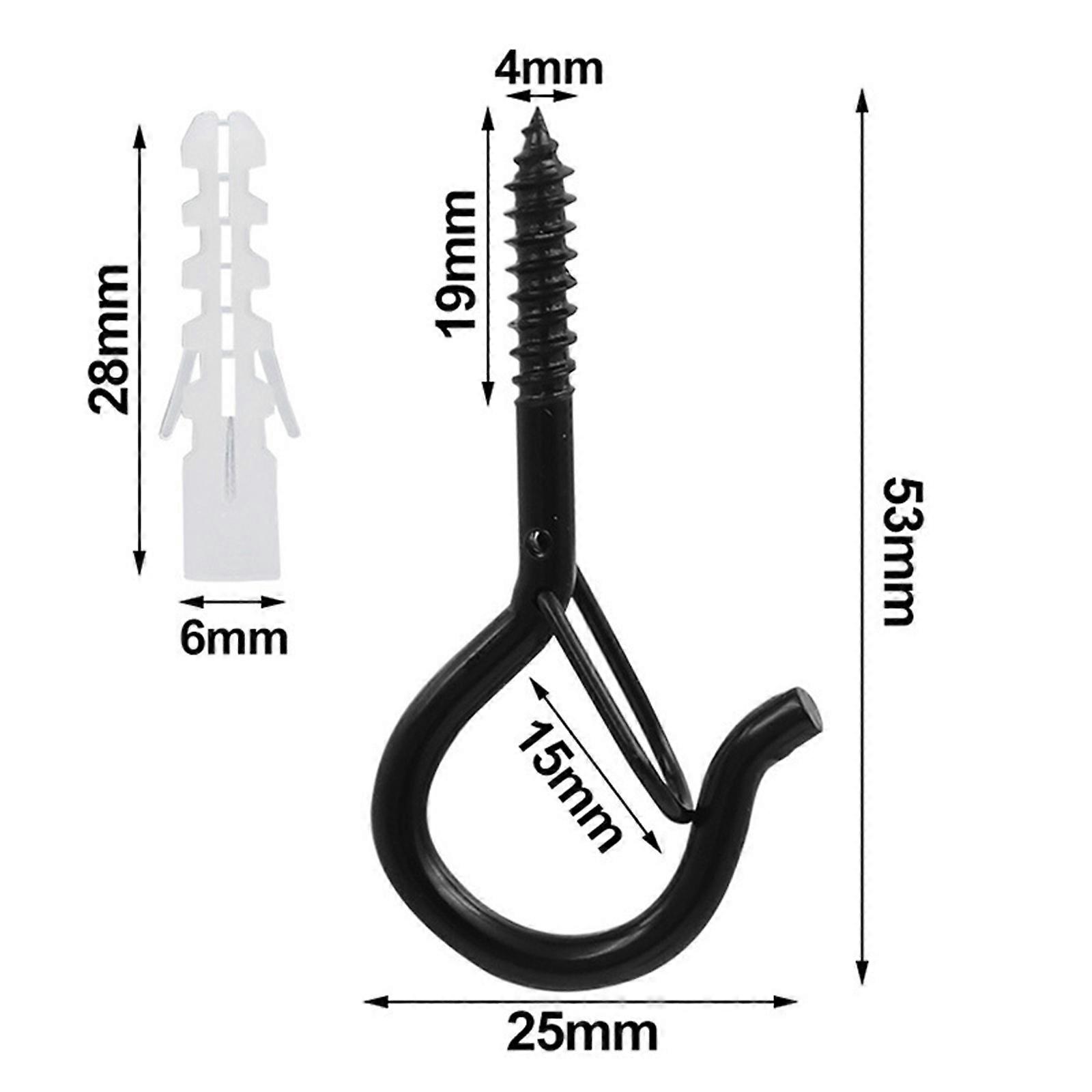 Q-Hanger Crew Hooks for Outdoor String Lights Safety Buckle Design