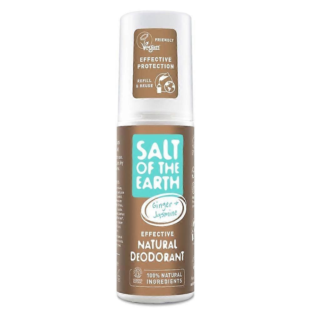 Salt Of the Earth Ginger & Jasmine Deodorant Spray 100ml - 3 Pack
