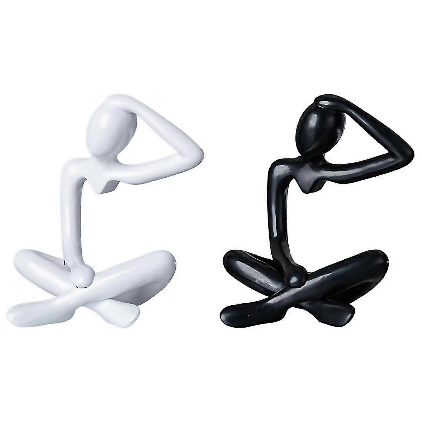 For Nordic Abstract Statue Abstract Figure Sculpture Small Ornaments Easy To Clean And Maintain