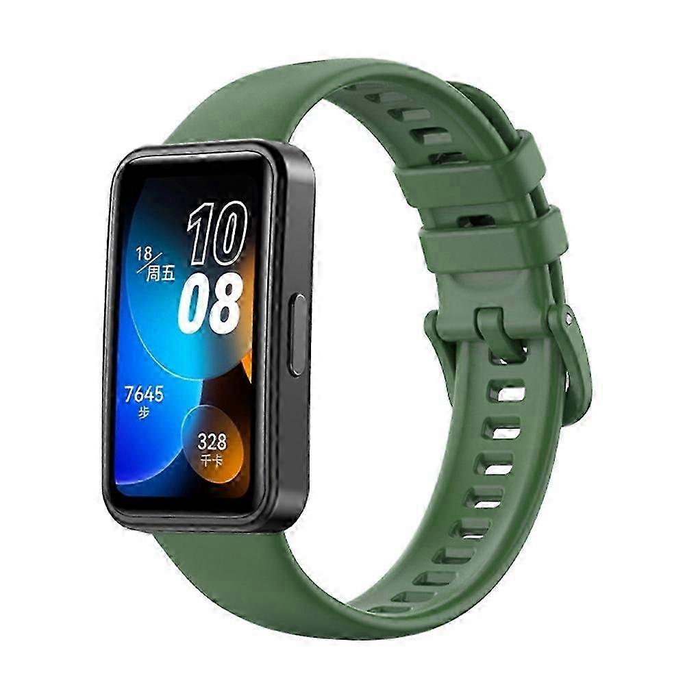 Silicone replacement strap for Huawei Band 8 16mm solid color band