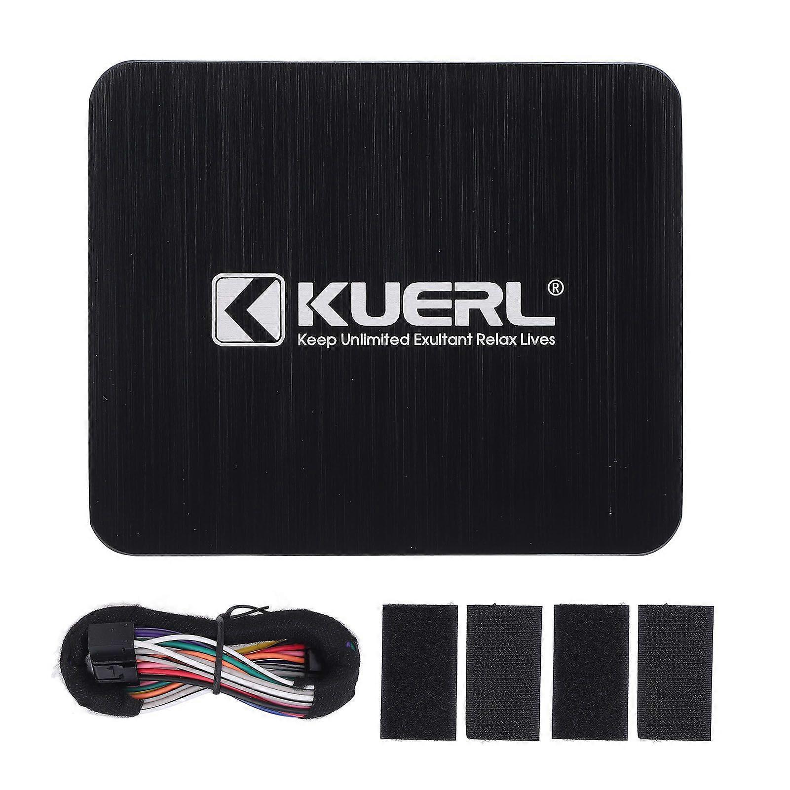 DSP Car Amplifier Class AB 320W Enhance Sound Quality Aluminium Alloy Car Speaker Amp for Android Large Screen 4 Channels