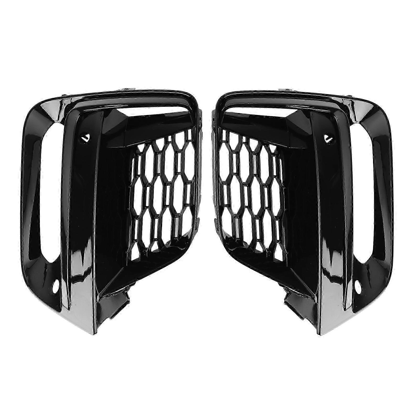 Front Fog Light Cover Grille Trim Accessories for BMW X3 G01 G08 X4 G02 2018-2020 with Fog Lamp