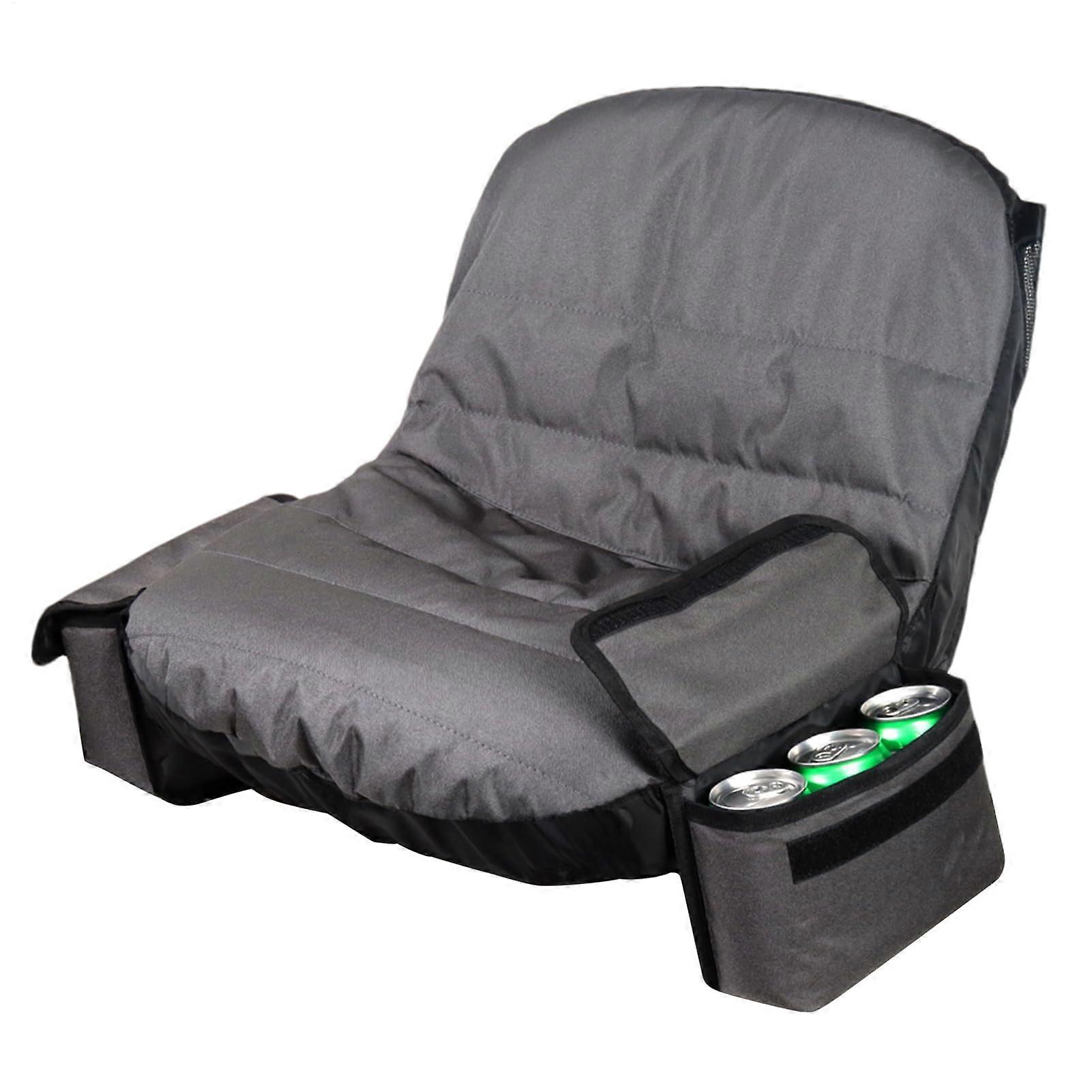 Waterproof Seat Pad For Lawn Mowers And Compact Tractors With Insulated Beverage Holder Heavy Duty Seat Protector