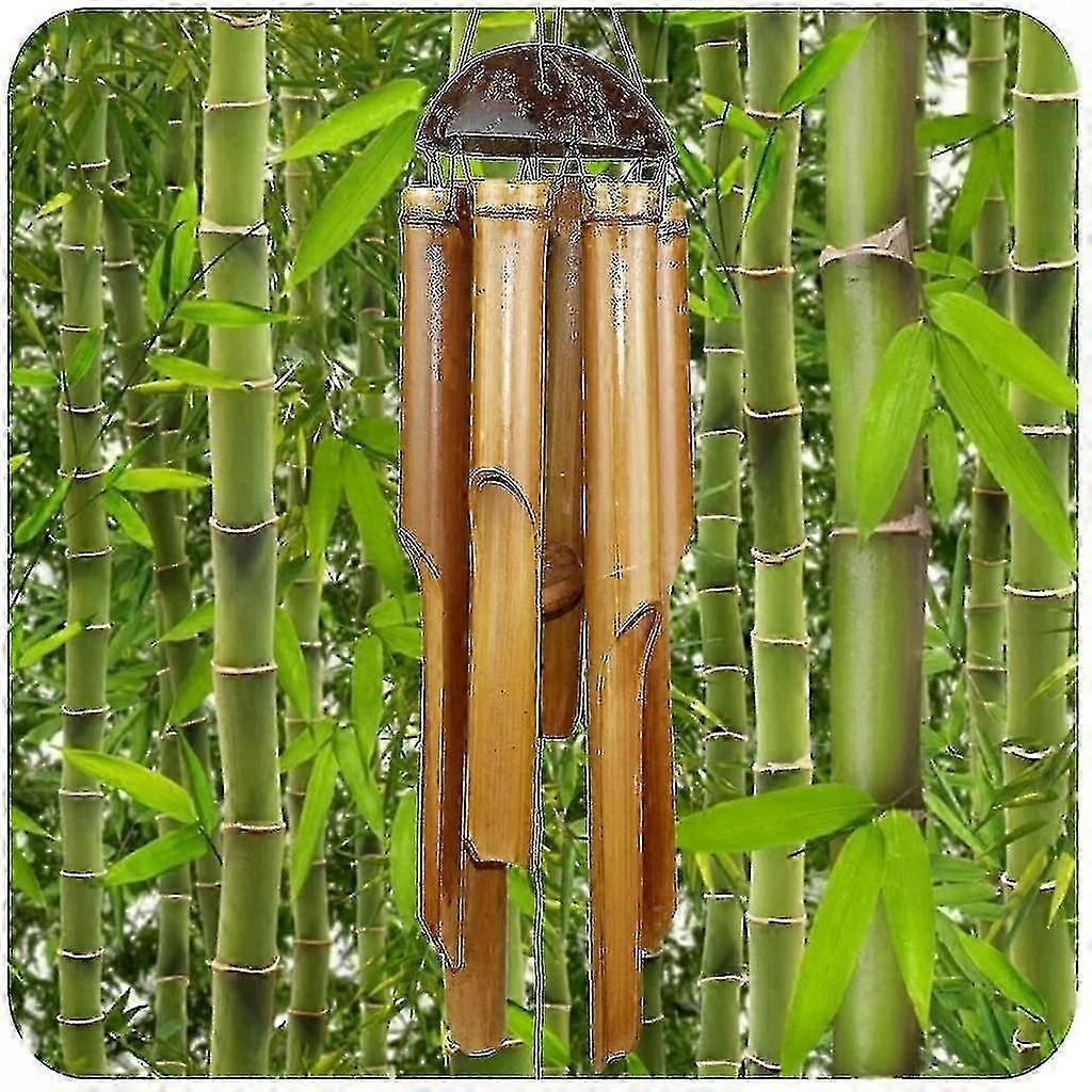 Melodic Bamboo Chimes for Garden and Balcony Enhancement with Superior Sound Quality
