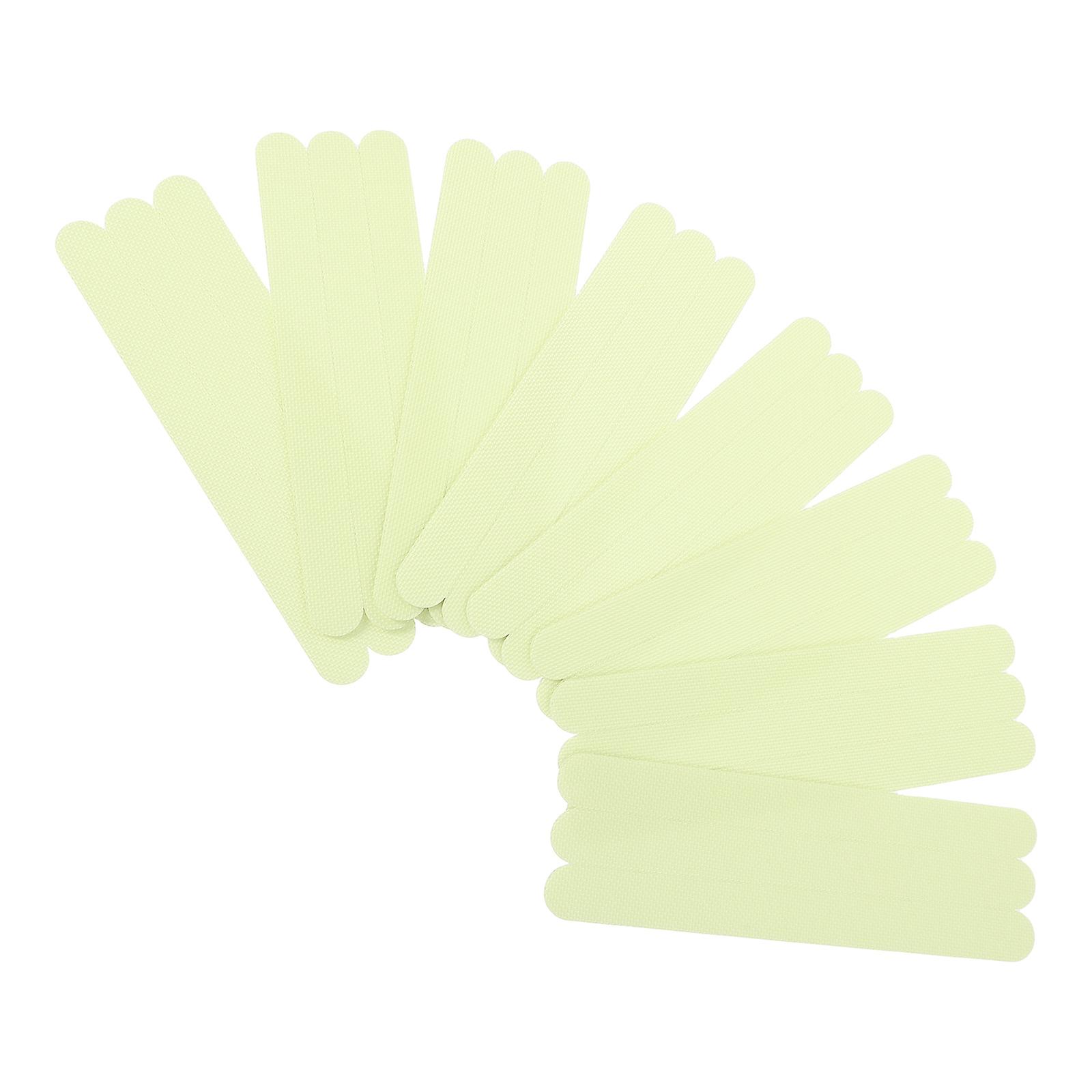 Luminous Non Slip Stair Floor Ladder Tape Decal Anti Slip Waterproof Bathtub Adhesive Strips 24Pcs Transparent