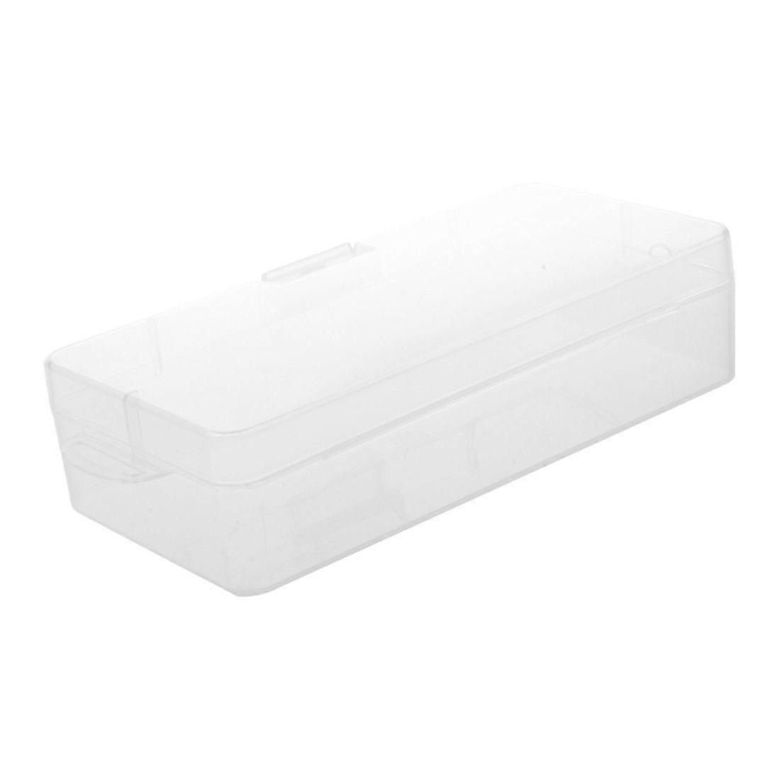 Clear Plastic Jewelry Rectangle Case Box Holder Container 18cm x 8.5cm x 4.5cm
