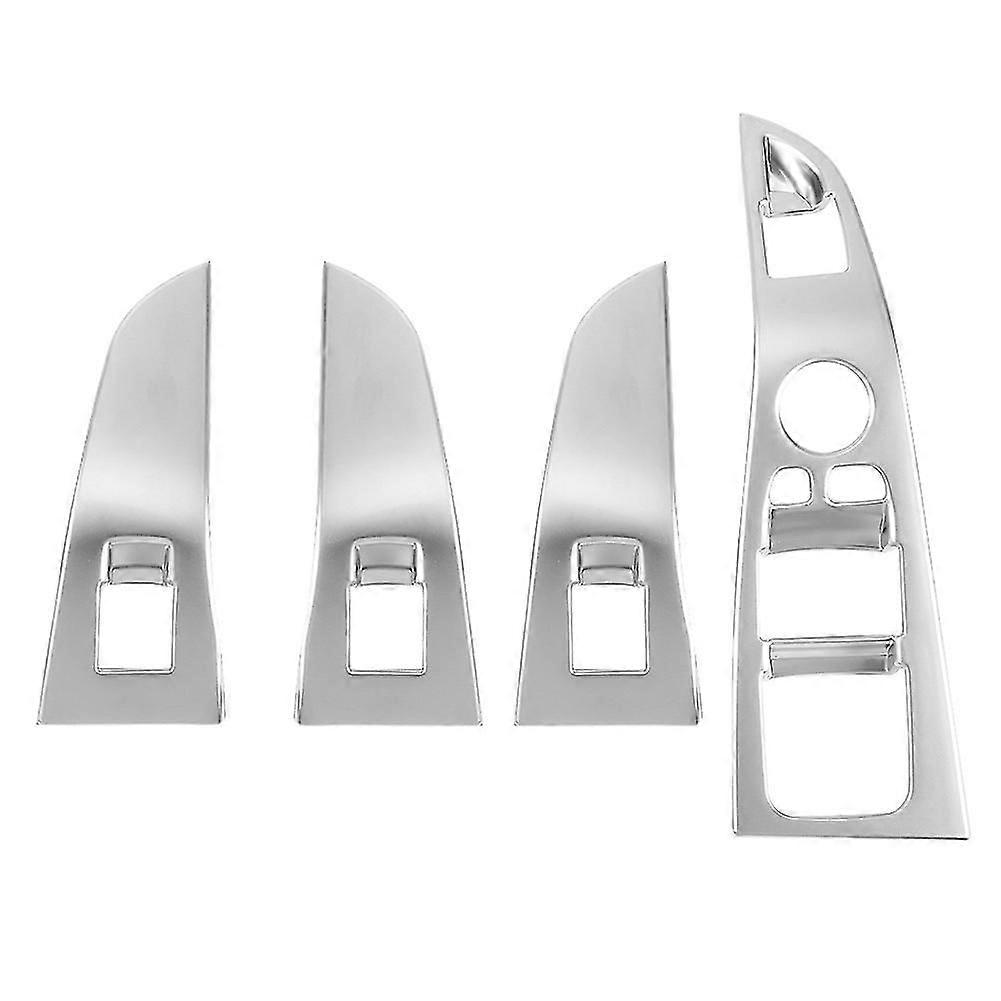 4pcs ABS Window Lifter Switch Frame Cover Trim Decoration Fits Suitable for X5 X7 2019Chrome Plated