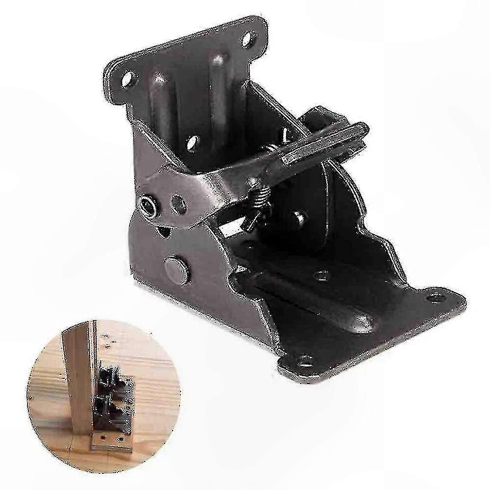 Adjustable Folding Brackets 0-90 Degrees Self-Locking Hinges for Table Extensions and DIY Projects