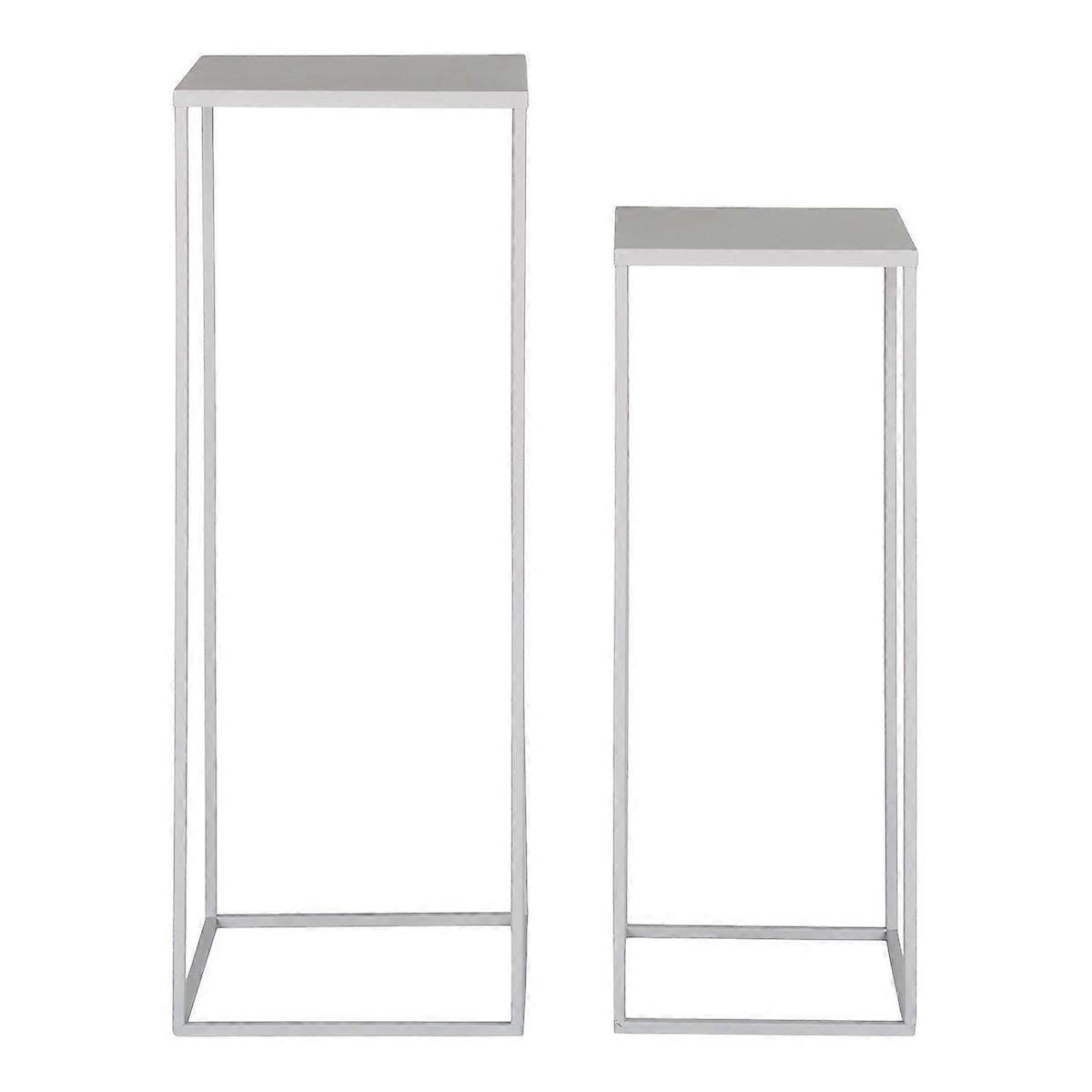 Beja Console Table, Beige, Métal, 22x22x60 cm