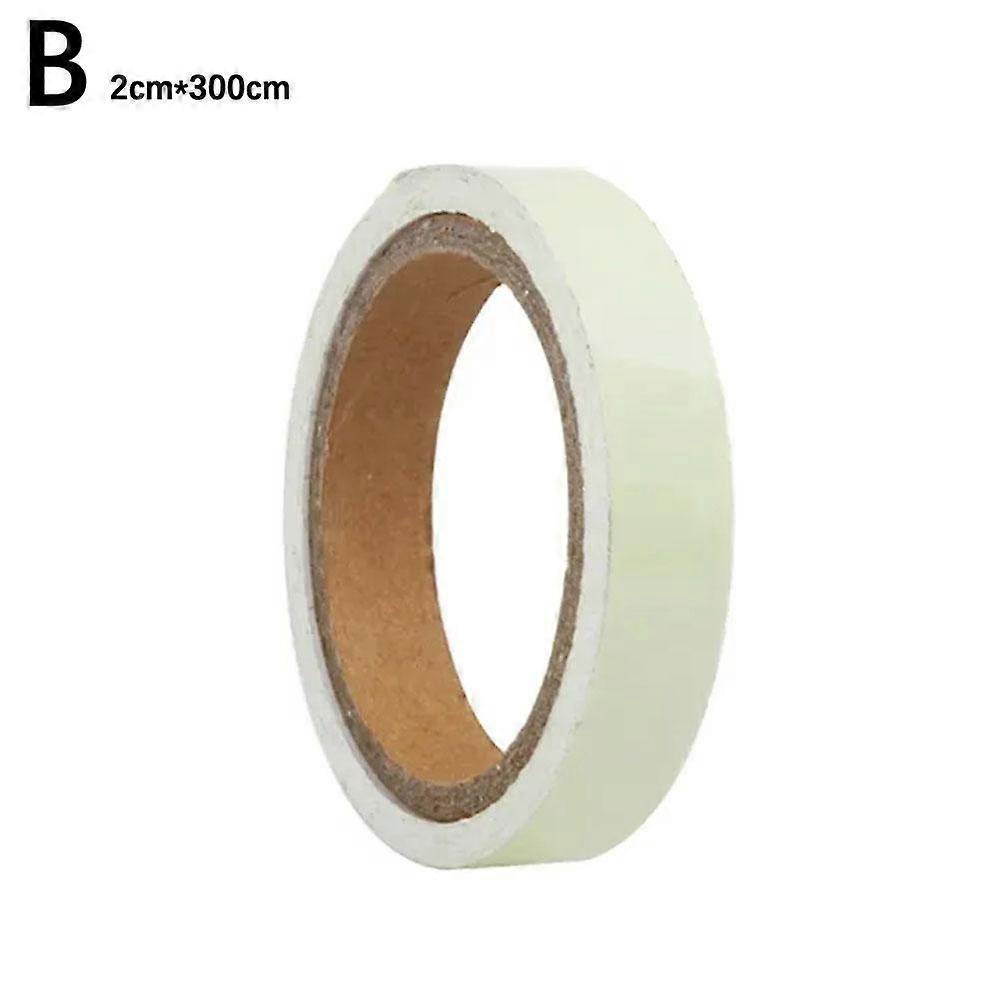 Glow In The Dark Tape Long Lasting Self Adhesive Waterproof PVC for Safety Marking Emergency Visibility Stairs Art 6-8 Hour Glow