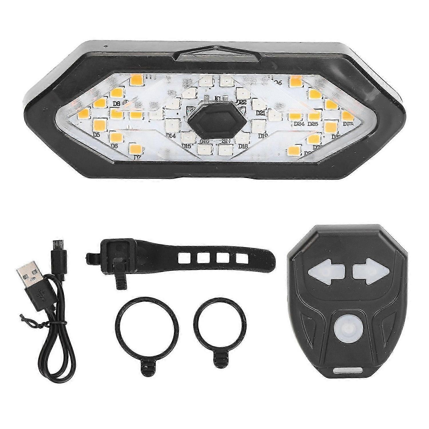 2025 Latest Model Remote Control Bike Tail Light Battery Powered Remote Contro...