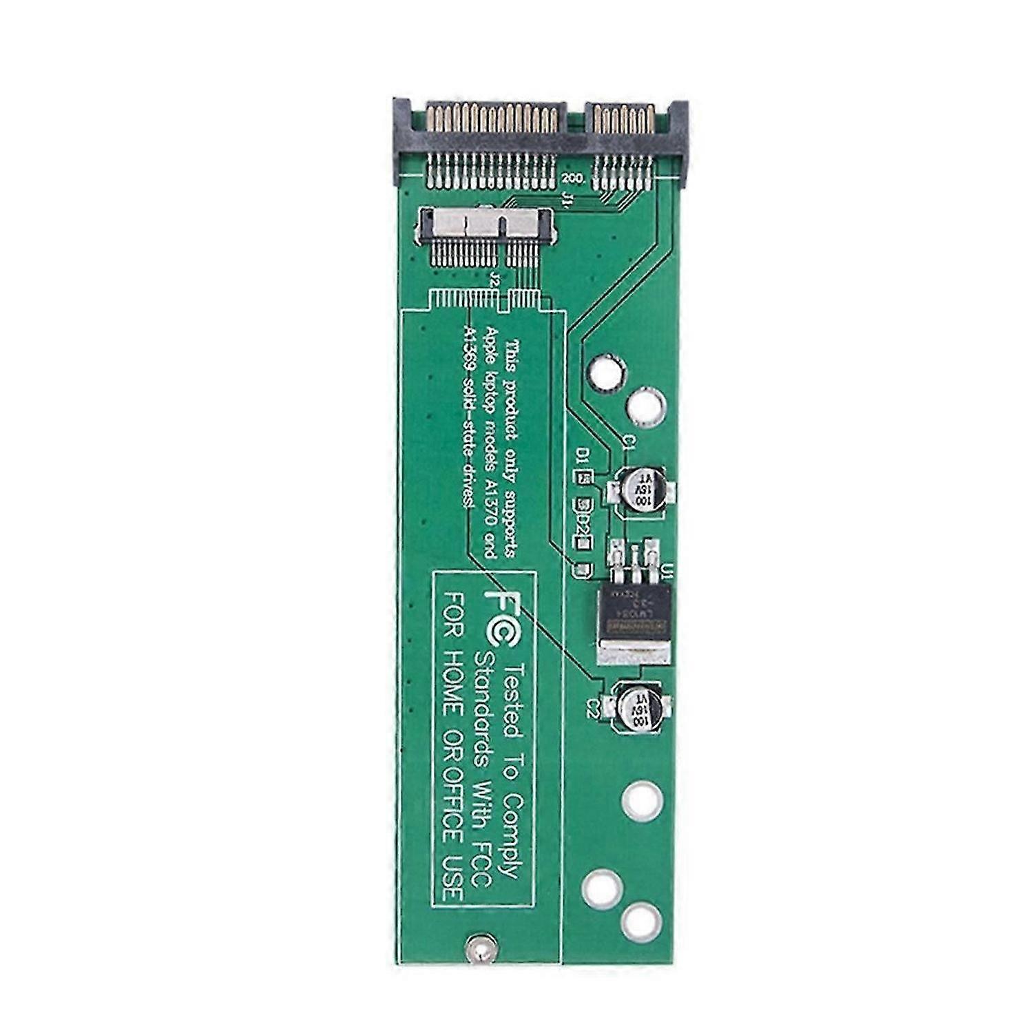 SSD to SATA Converter Card for 2010 2011 for 6+12 Pin A1369 A1370 A1375 A1377 Green