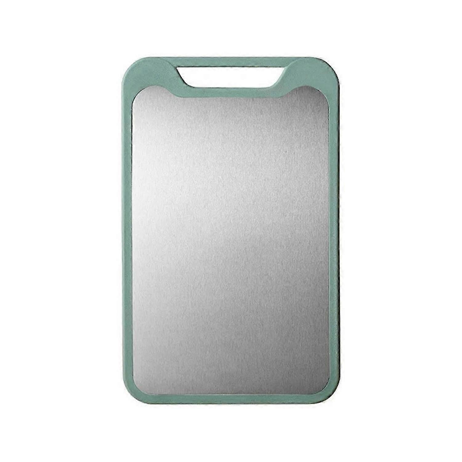 Multifunctional Kitchen Cutting Board-Double-Sided Stainless Steel and Plastic, Vegetable Cutting Board, Rolling Panel