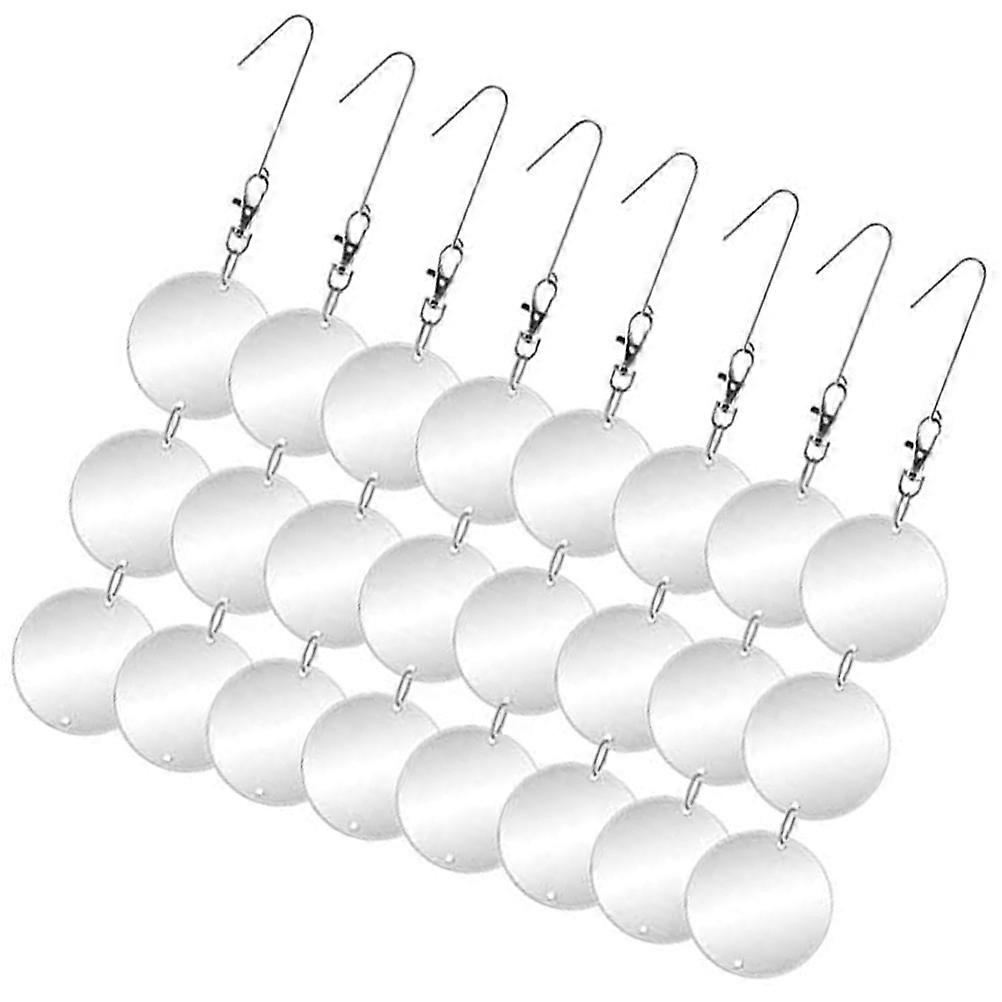 Round Bird Reflectors For Reflective Deterrent In Outdoor Spaces For Effective Bird Control 8Pcs