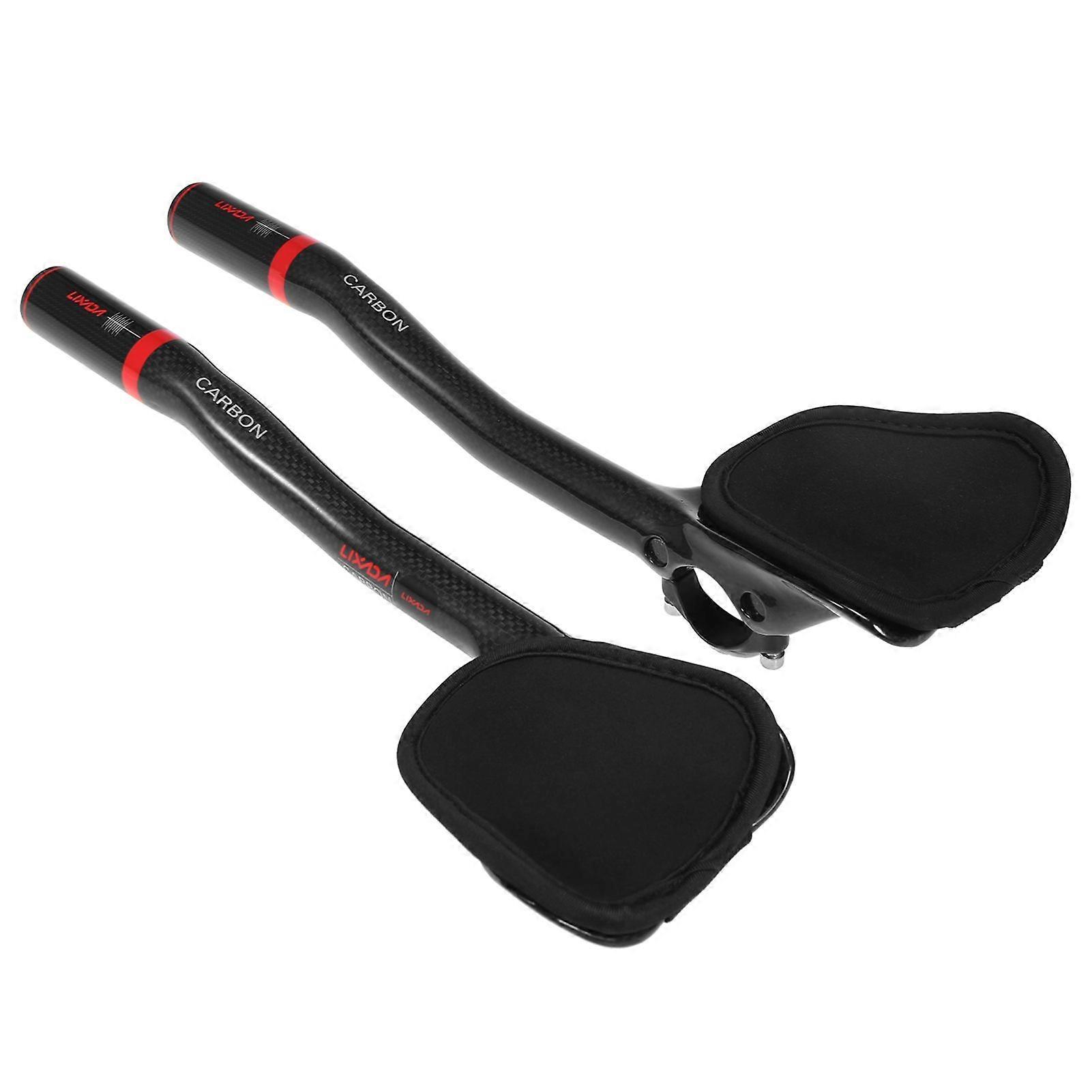 31.8mm Carbon Fiber Bicycle TT Handlebar Cycle Aero Bars Rest Handlebar Bike Tri Bars