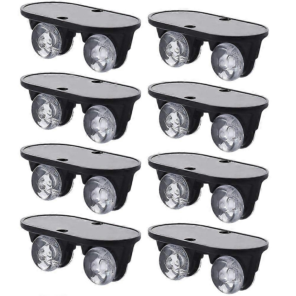 8Pcs Storage Box Pulleys Home Storage Case Wheel Universal One-way Roller