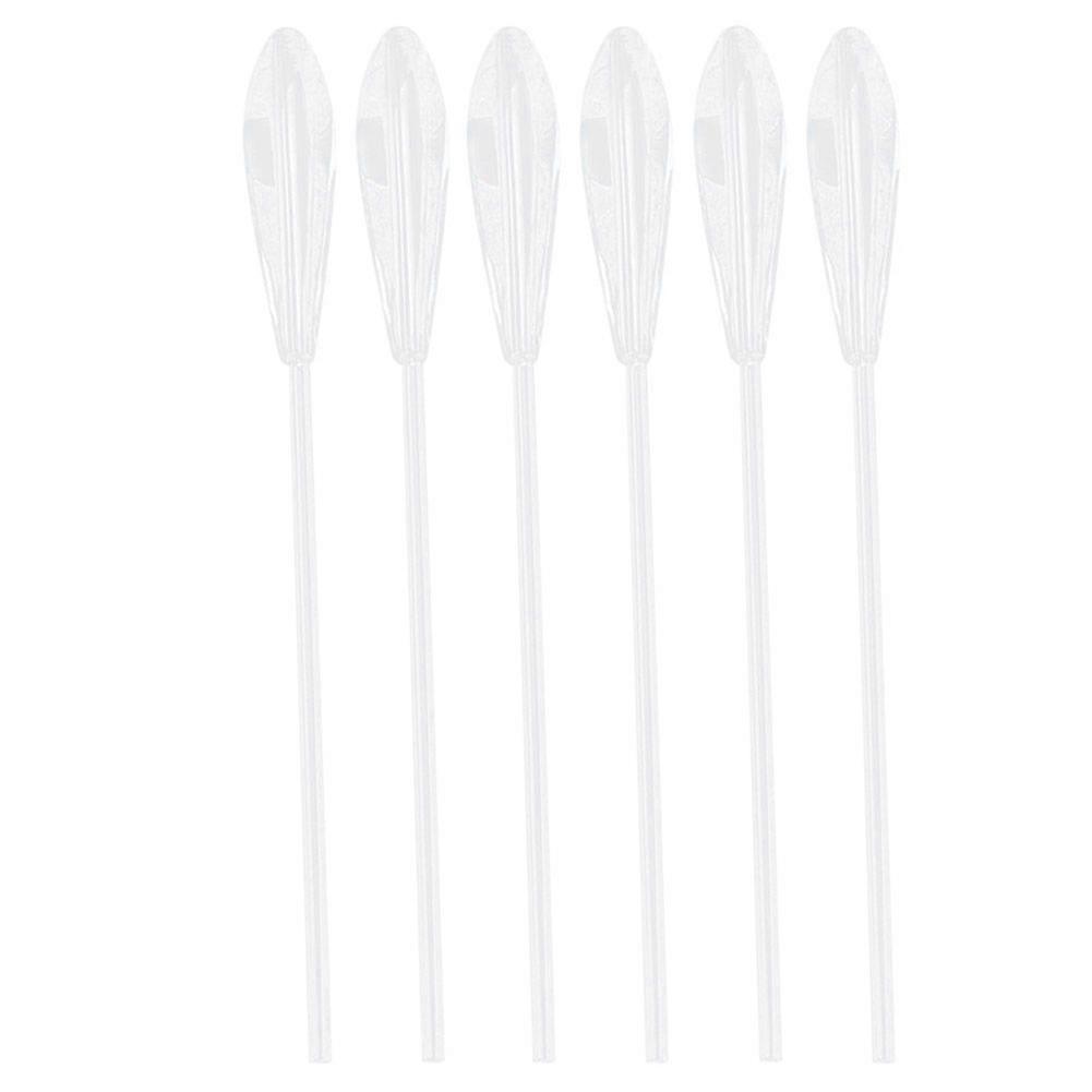6Pcs Acrylic Large Sinking Floats Fishing Accessory Ecofriendly Transparent White(5g )