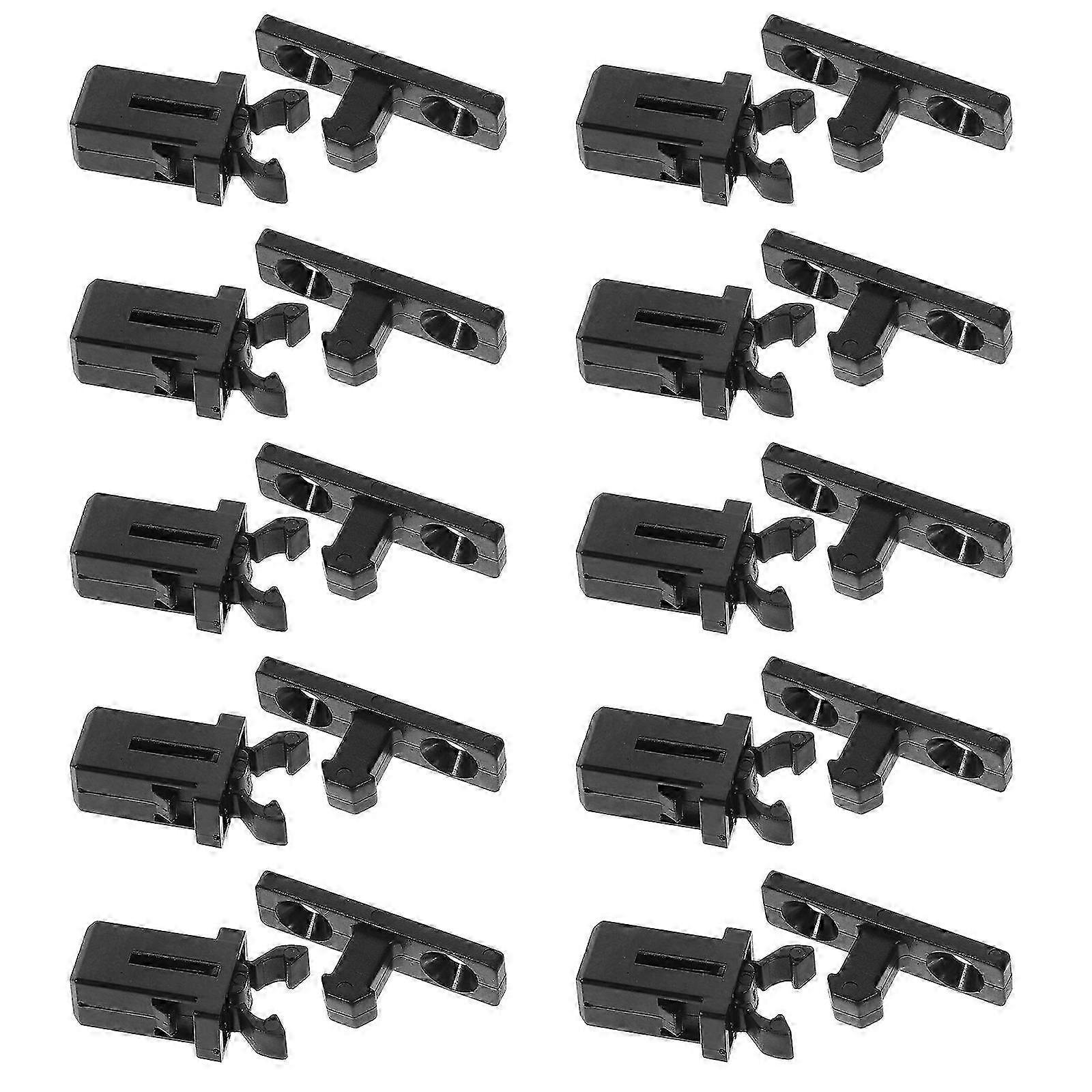 Push Latch Lock Buckles Set for Trash Cans & Doors - Spring Touch Latches, Replacement for Kitchen Bins & Rubbish Containers