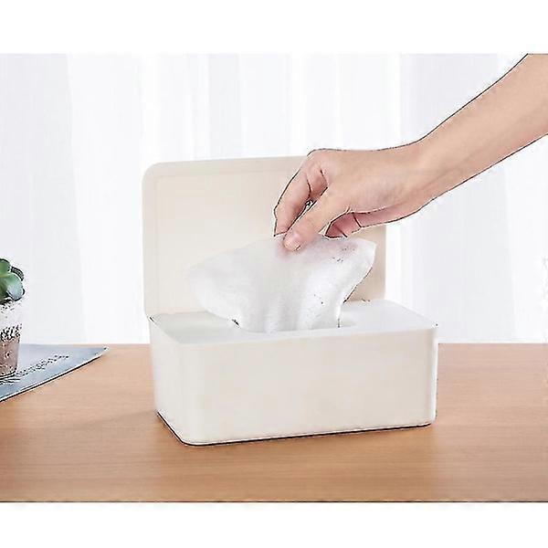 Wet Wipes Storage Box Napkins Dispenser Holder Case with Lid Dustproof