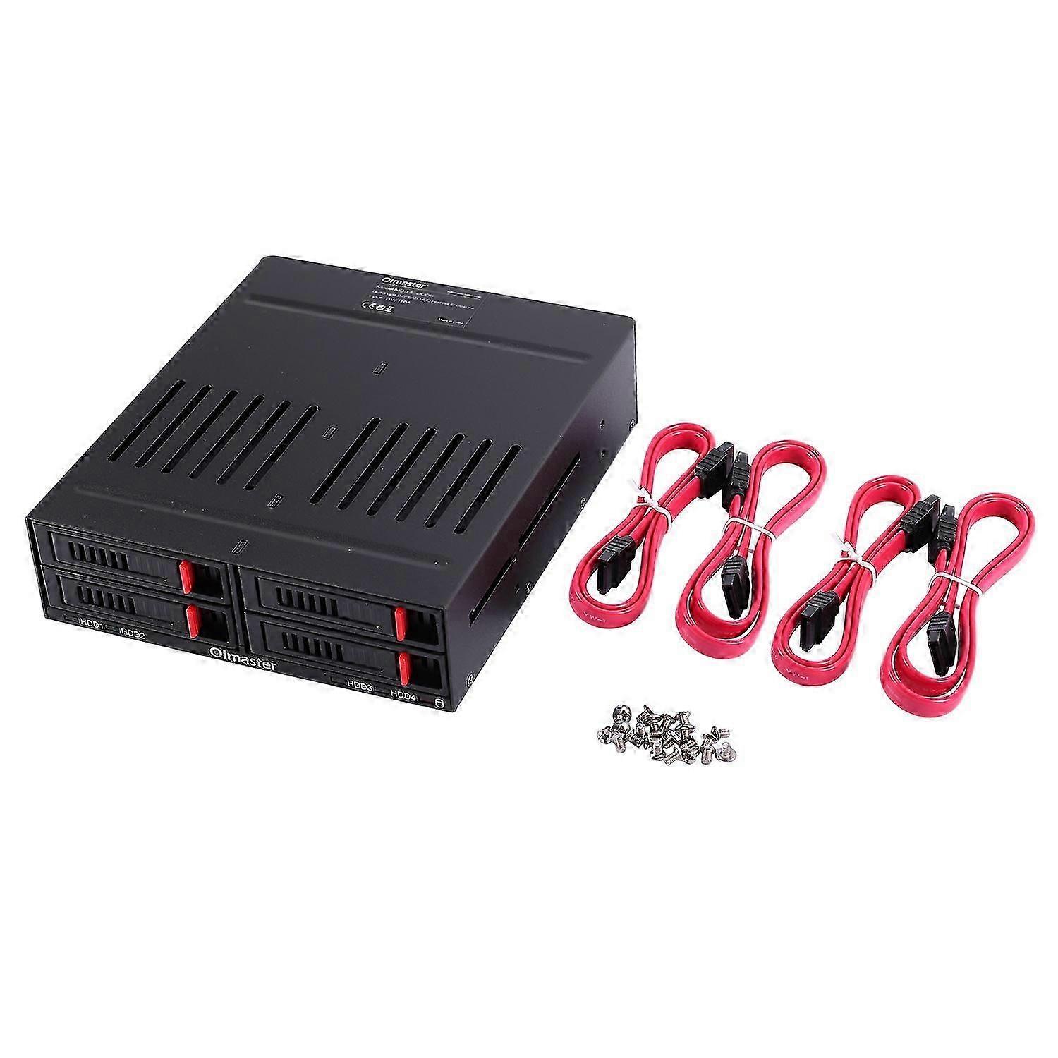 He-2006 4 Slots Sata Internal Rack 2.5 Inch Hard Drive Case Internal Mobile Rack With Led Indicator