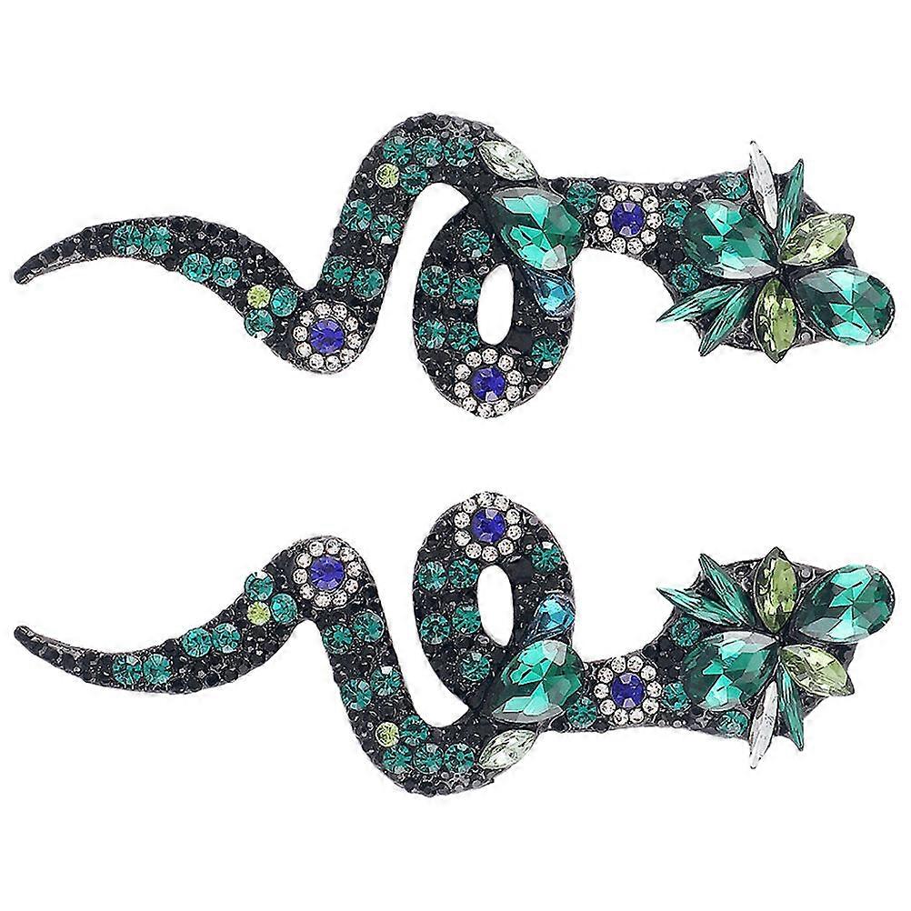 Womens Earrings Snake Ear Studs for Decor Use with Alloy 3Pairs