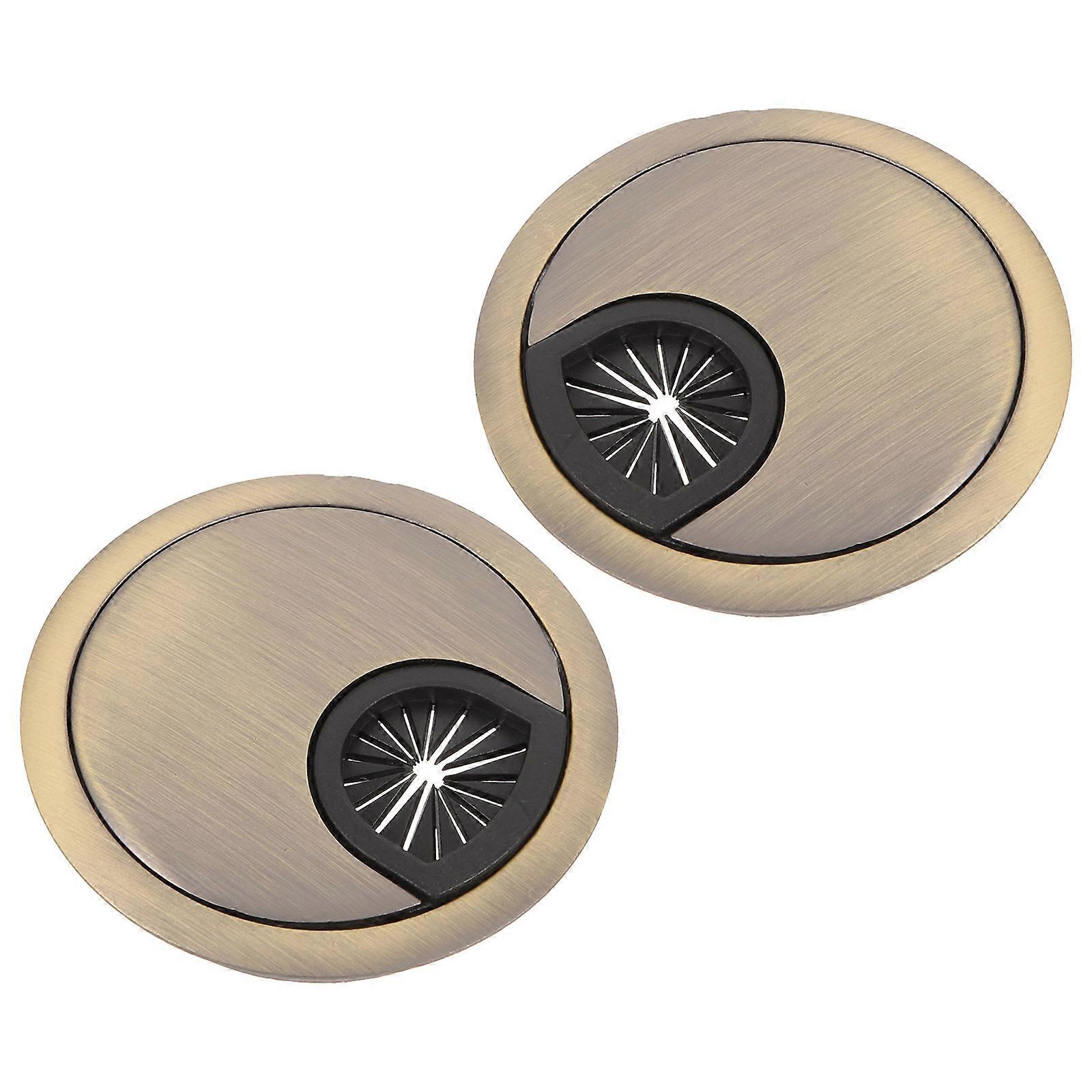 Assorted Color Desk Grommet for Wire Management 2Pcs Cable Hole Cover
