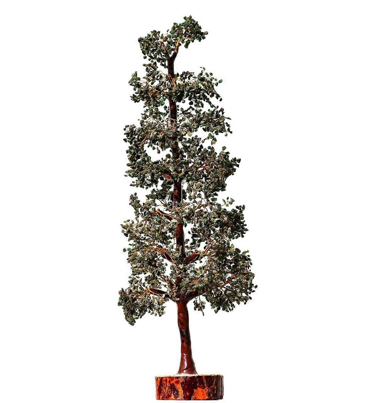 5000 Beads Green Jade Gemstone Tree for Home Dcor