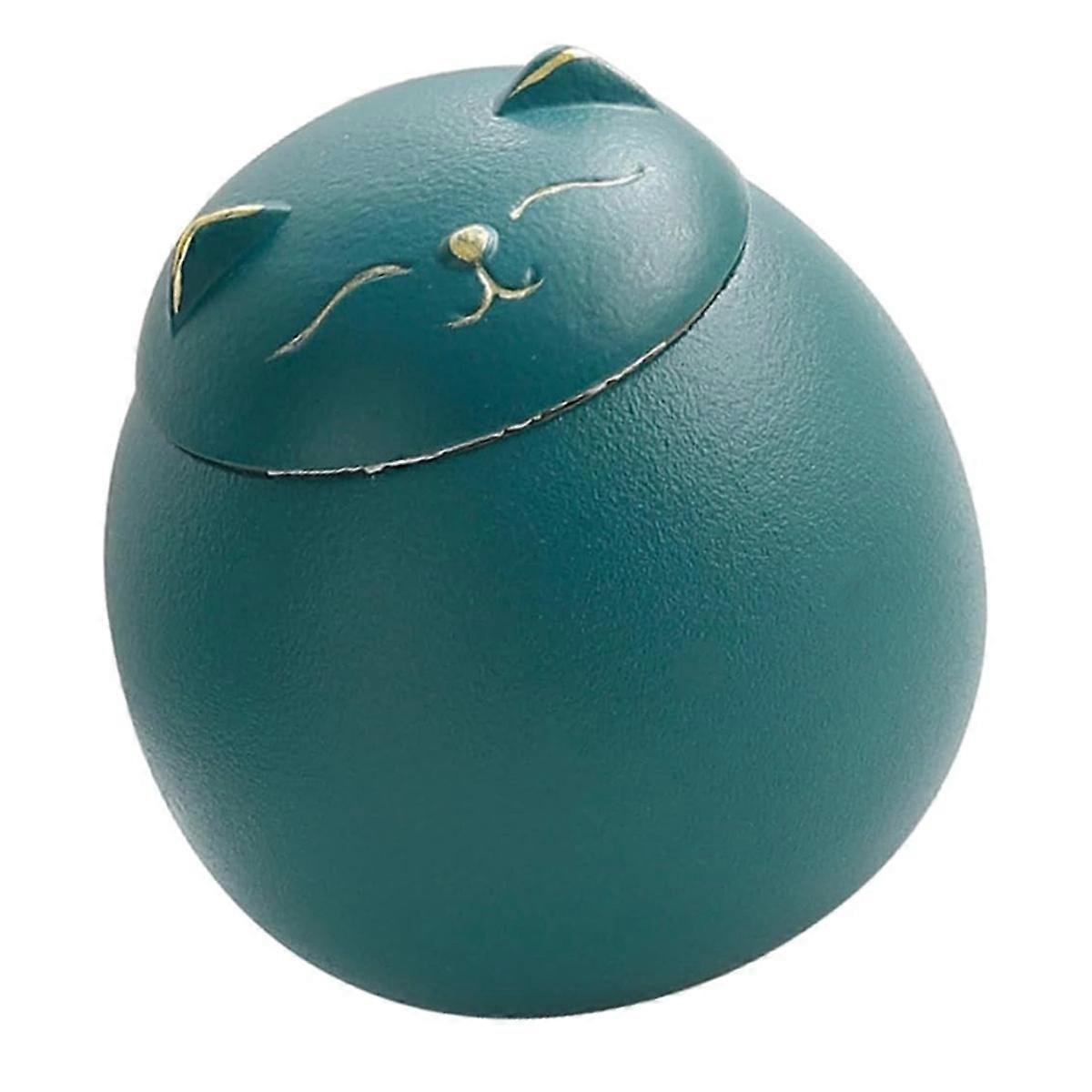Ceramic Airtight Jar Tea Storage Jar Cat Shape Storage A