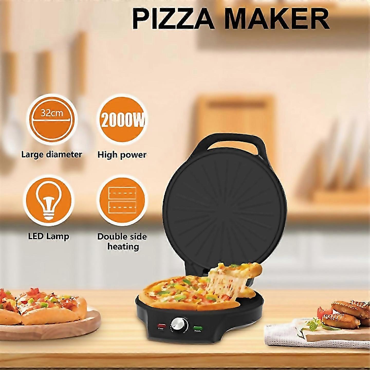 For 32cm Pizza Maker Breakfast Machine Nonstick Sandwiches