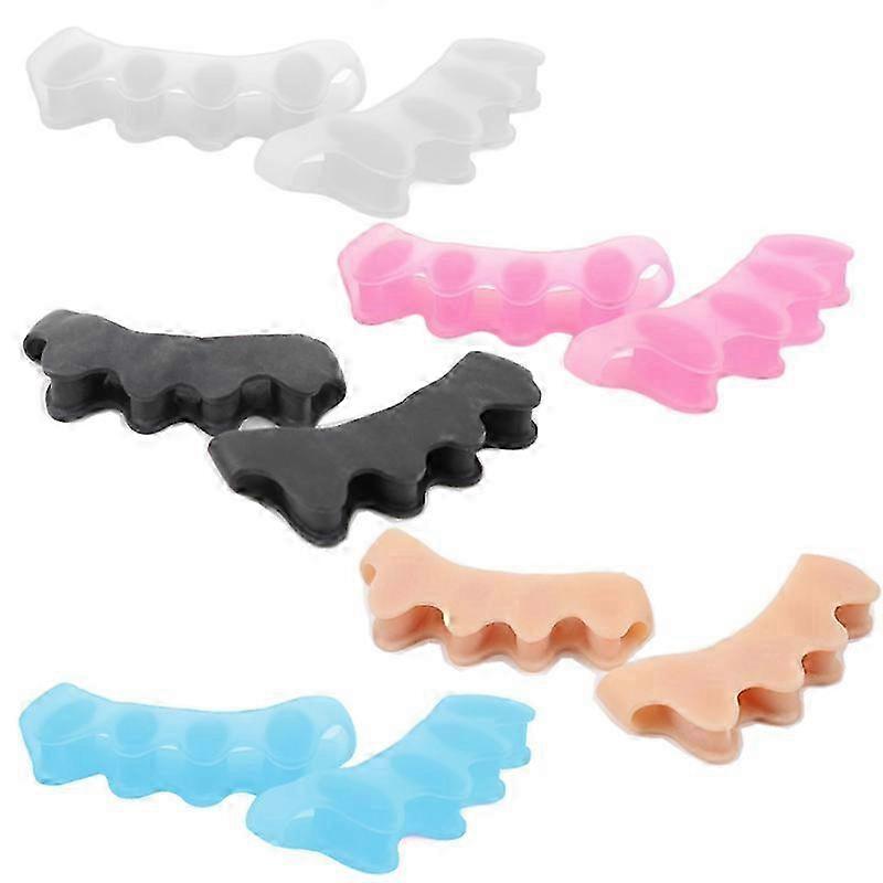 5pairs Hallux Valgus Toe Spreader Separates Toes Toes Support Toe Separator