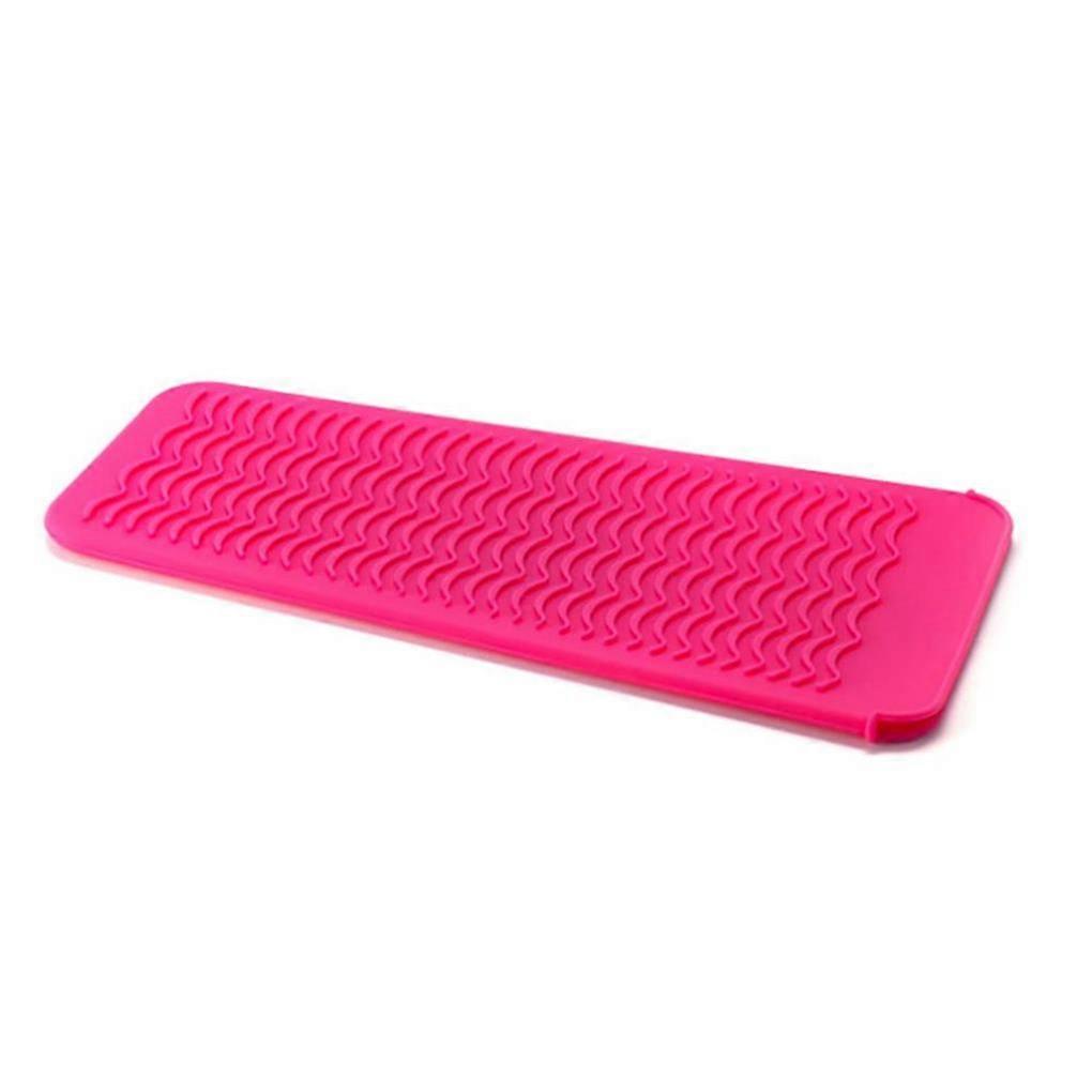 Heats Insulative Pad Portable Flexible Rectangular Solid Color Home Salon Flat Iron Curler Mat Cushion Accessories