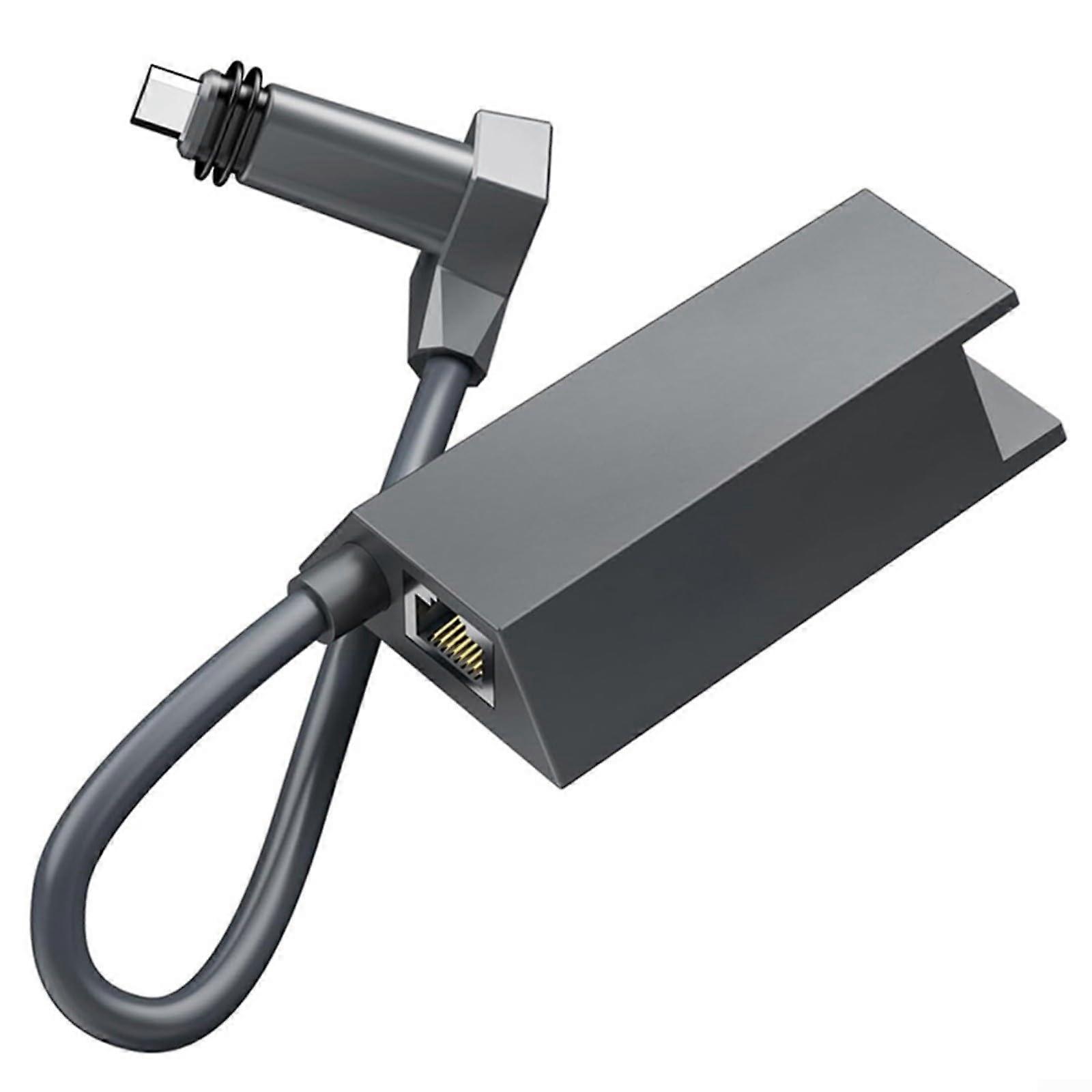 Ethernet Adapter For Starlink Rectangular Antennas V2, Wired Connection, Gray, MultiDevice Support