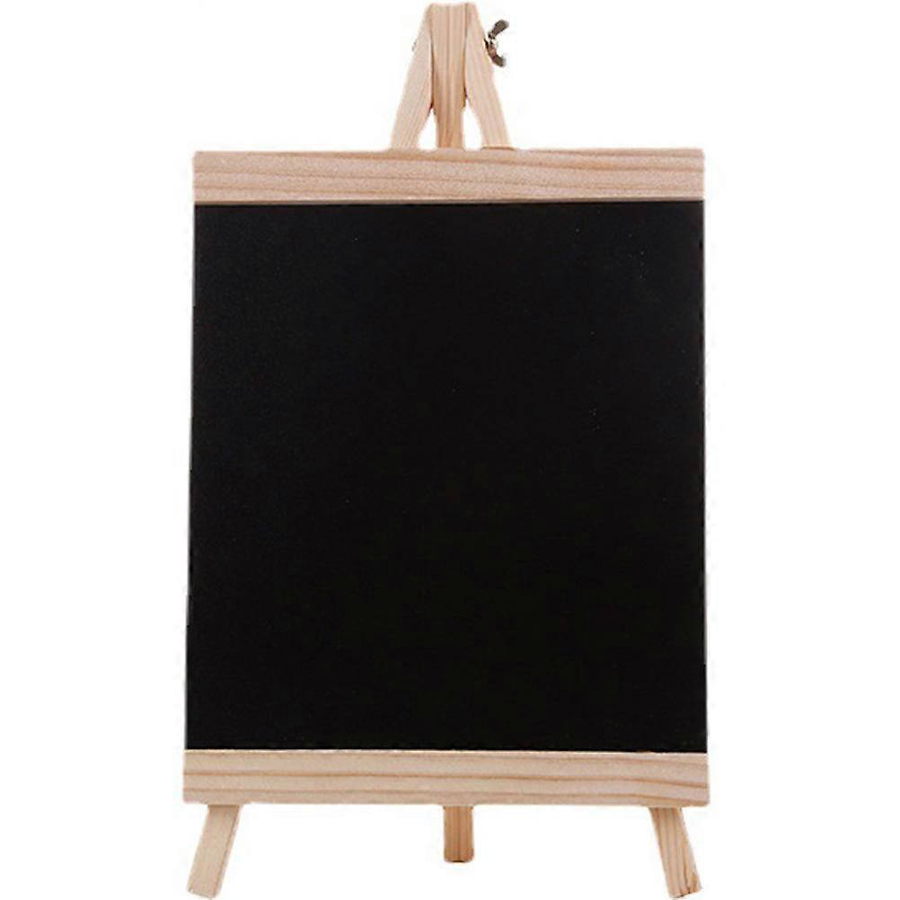 Wood Chalkboard Sign Black for Display 3Pcs Tabletop Chalkboard Sign