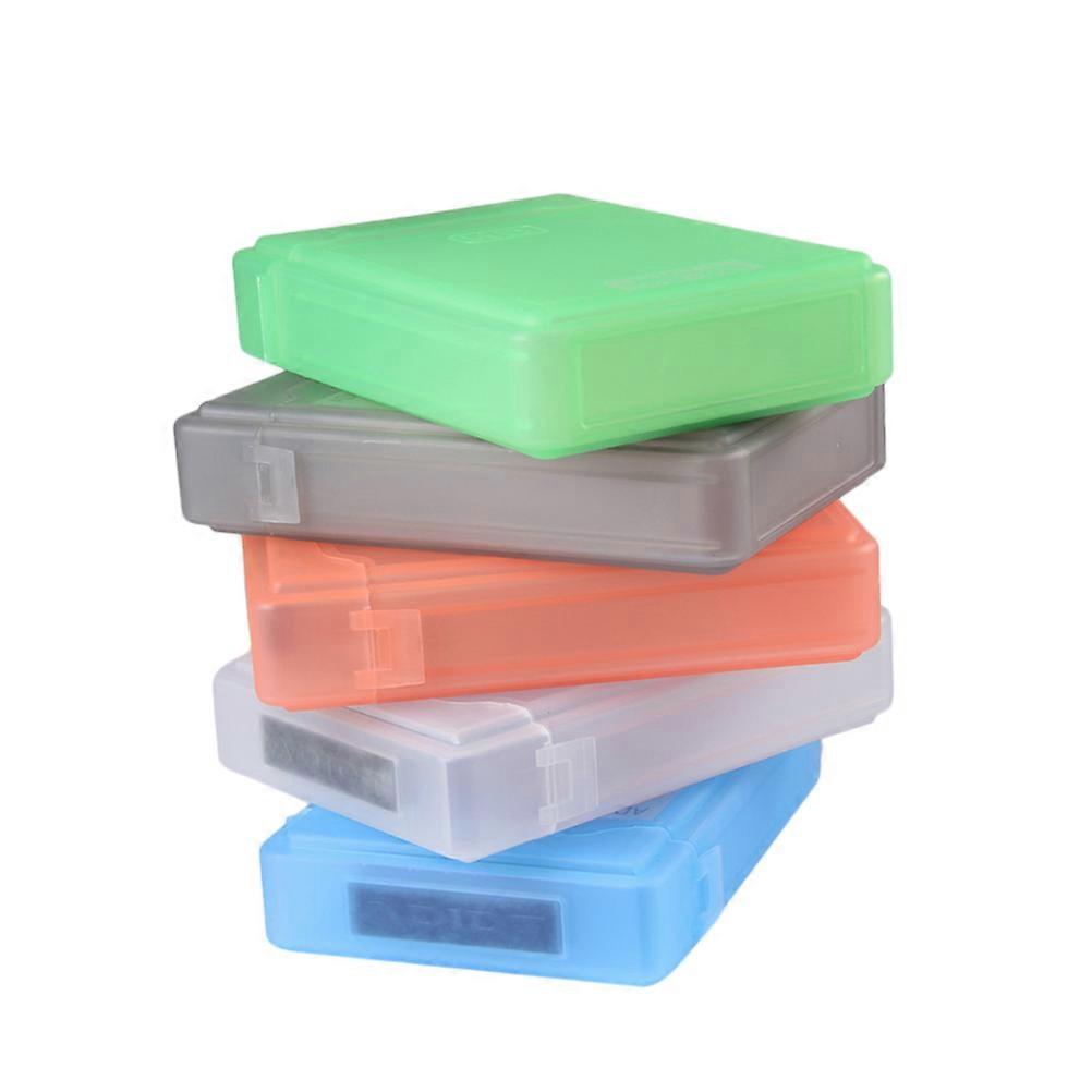 Hard Disk Protector Rectangular Storage Resistance 3.5 Inches Blue 5Pcs